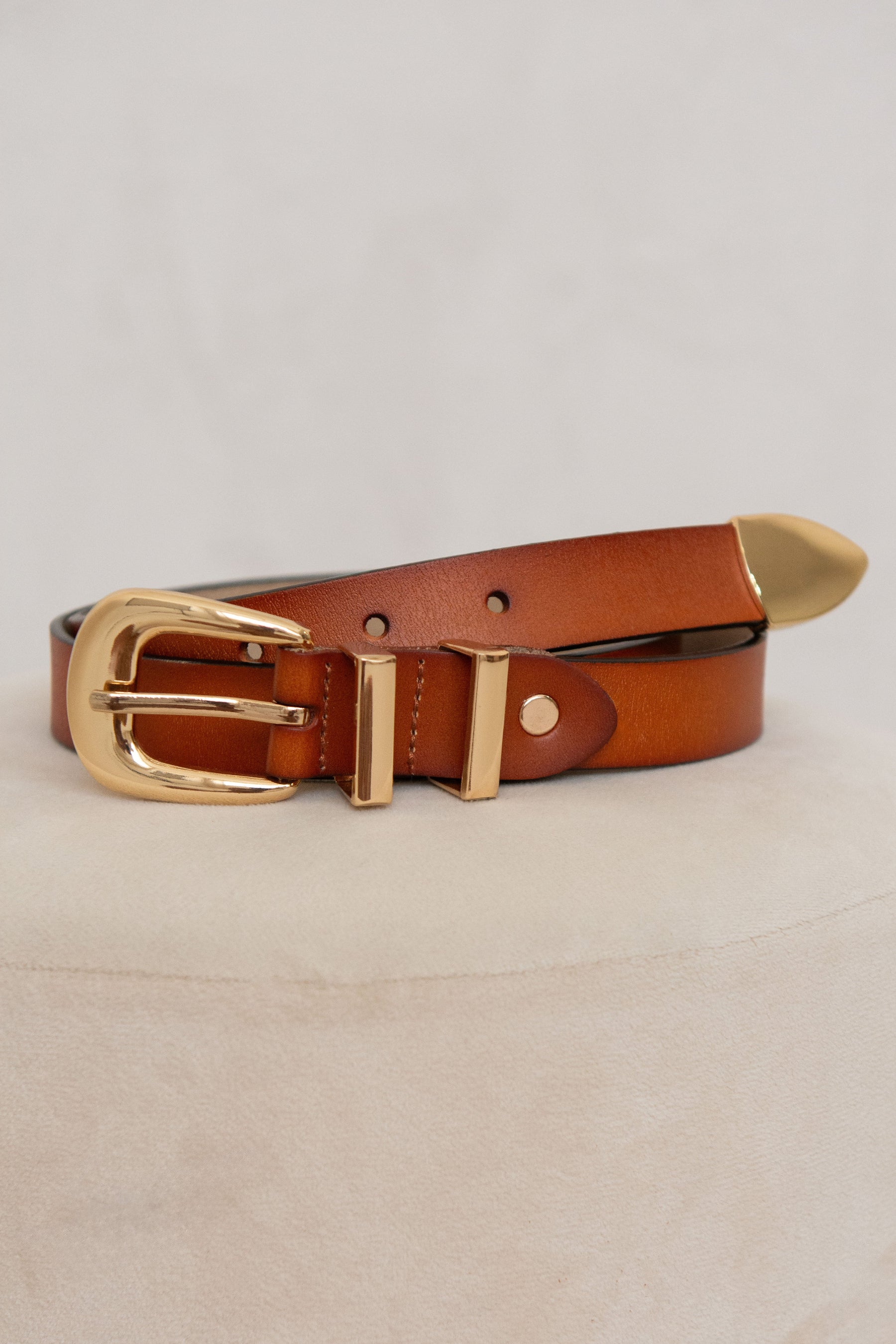 CARMEN BELT // LIGHT BROWN
