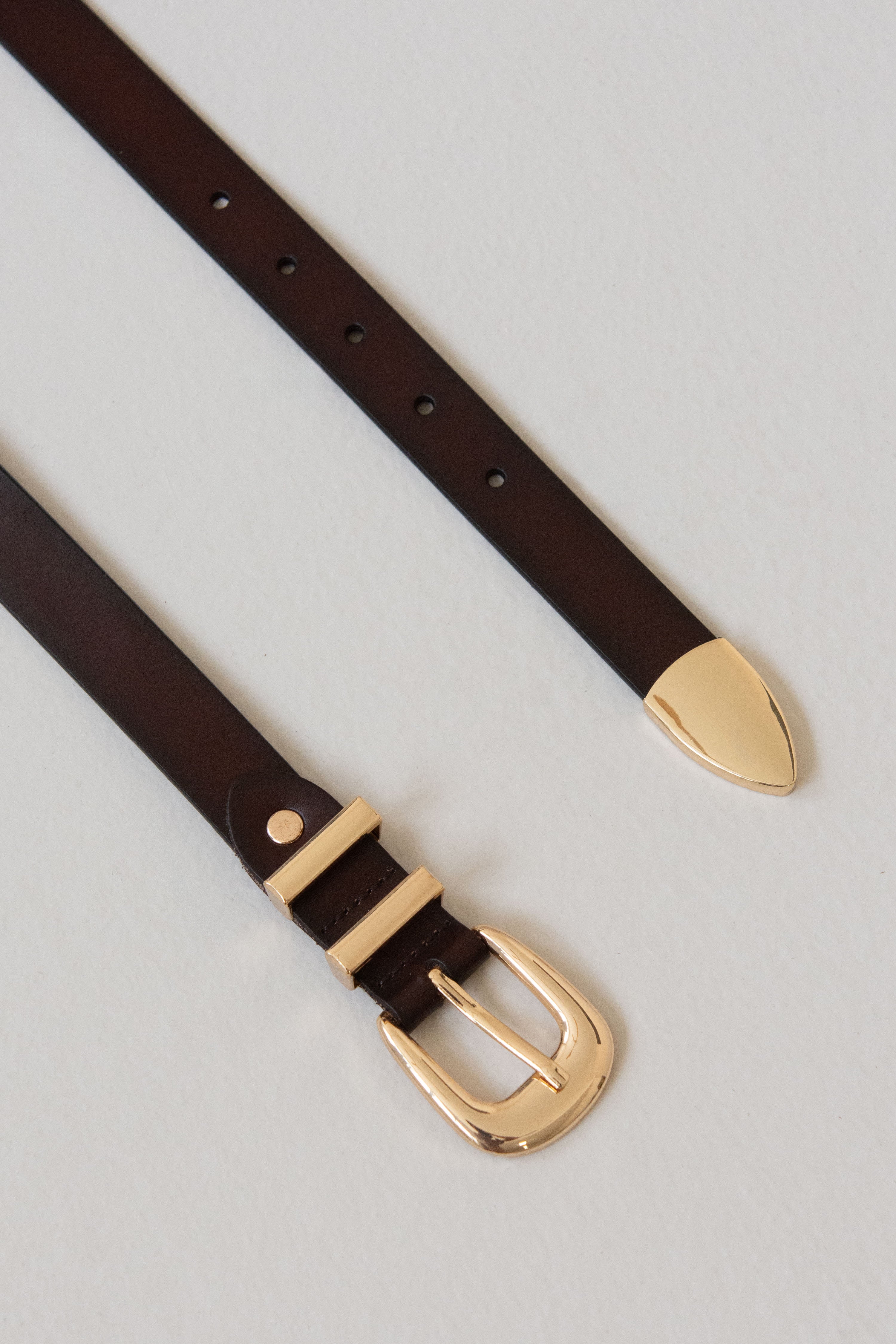 CARMEN BELT // DARK BROWN