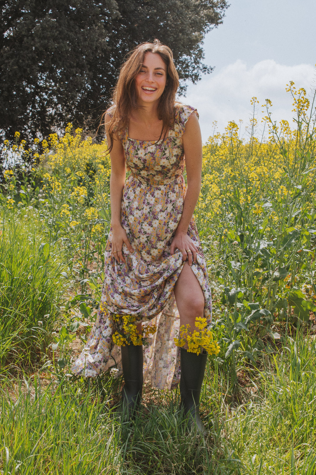 VESTIDO LUCÍA // FLORES MONET