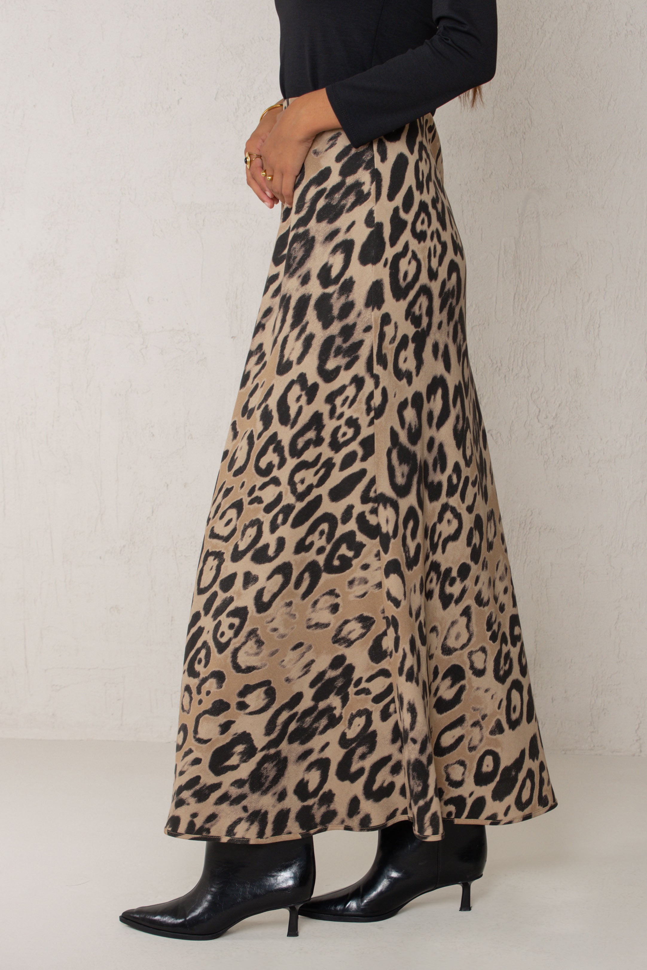 SIENA CAMEL PRINT SKIRT