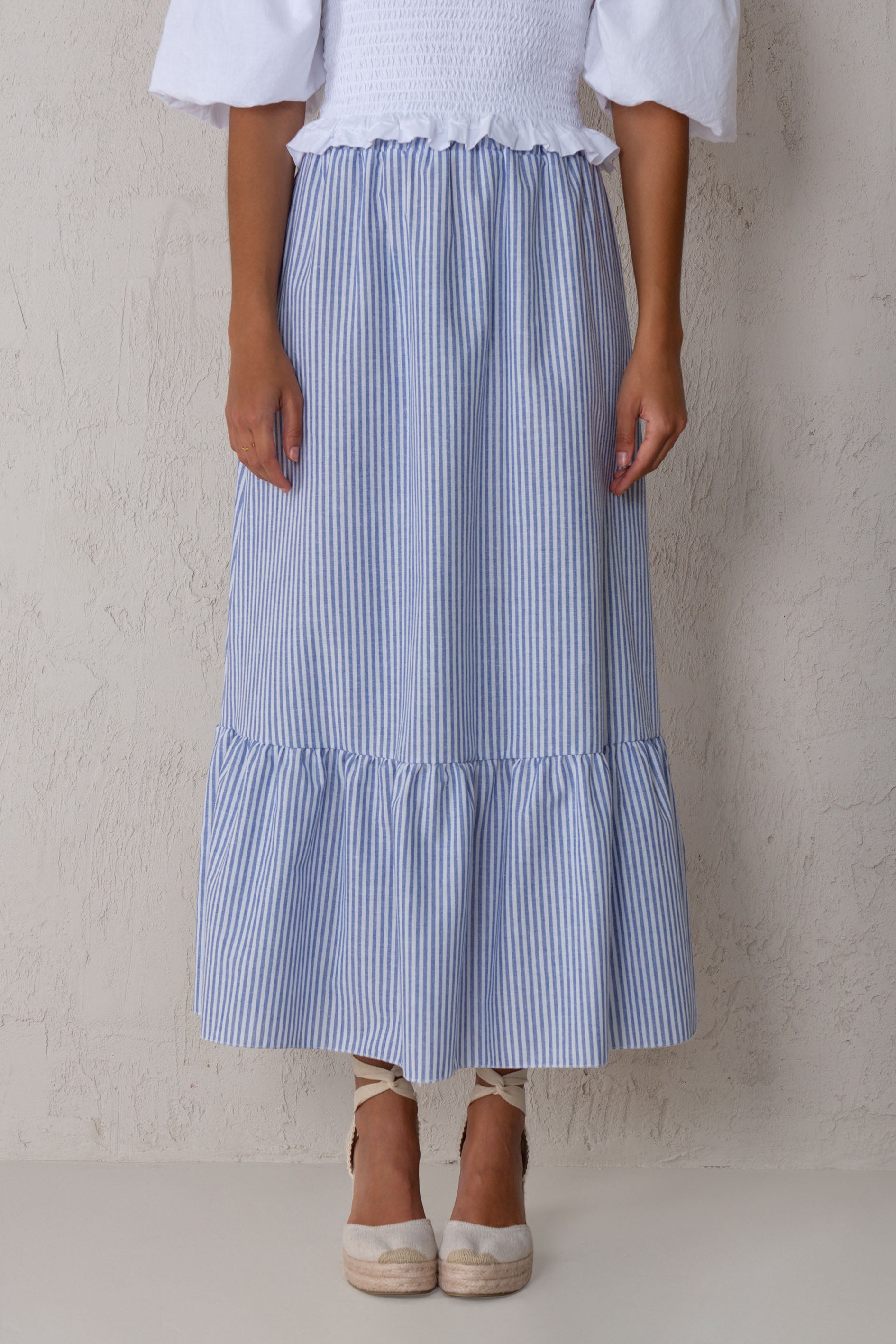 FALDA ALLEGRA // RAYAS MARINERAS