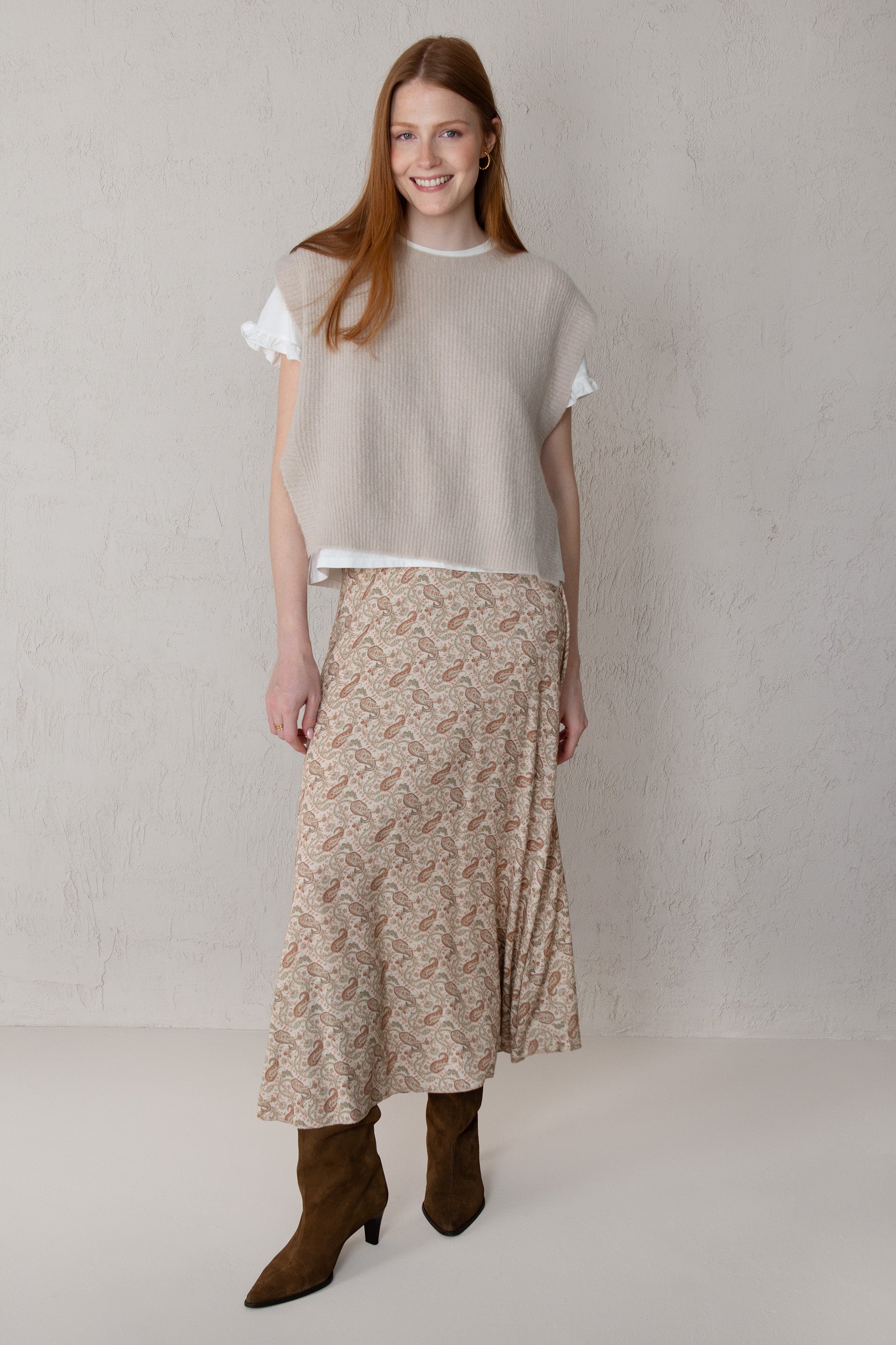 CARLA SKIRT // PAISLEY TILE