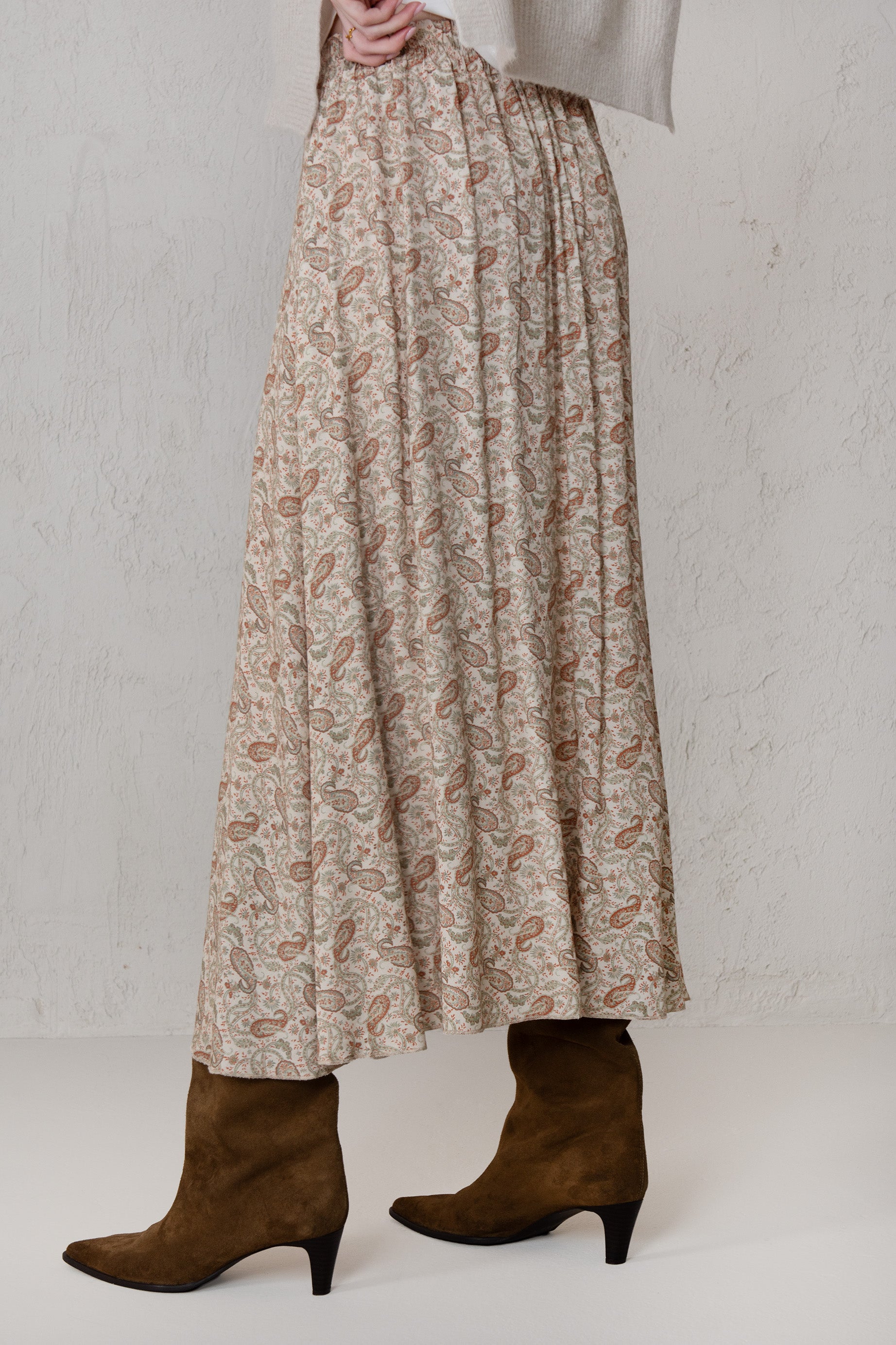 CARLA SKIRT // PAISLEY TILE