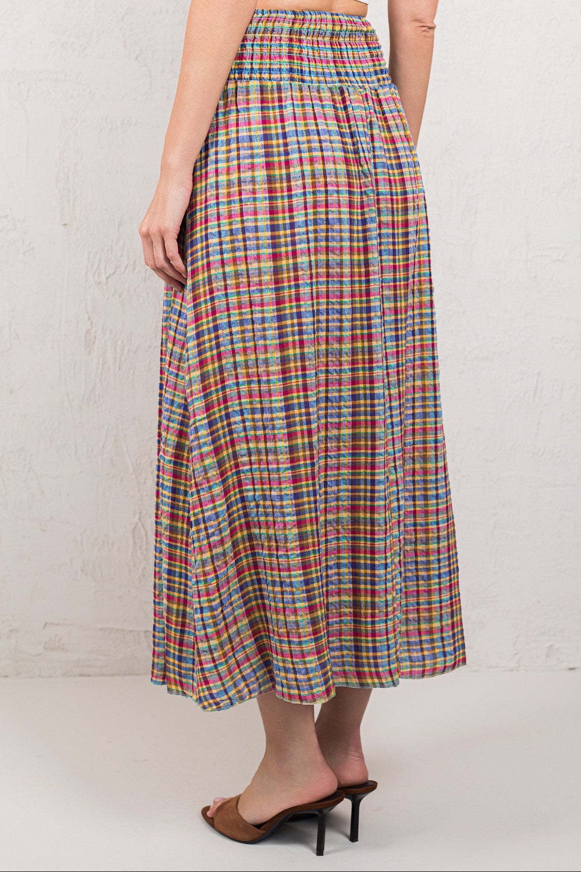 FALDA TERESA // TARTÁN MULTICOLOR