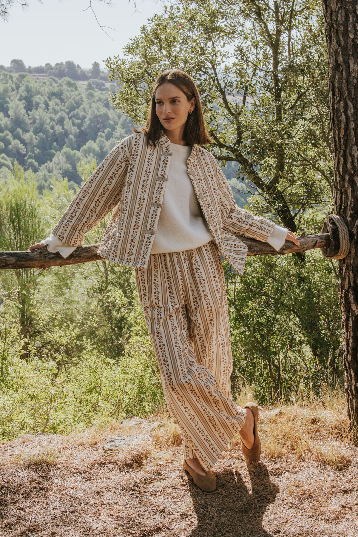 PANTALÓN VERA // FLORES TOFFEE