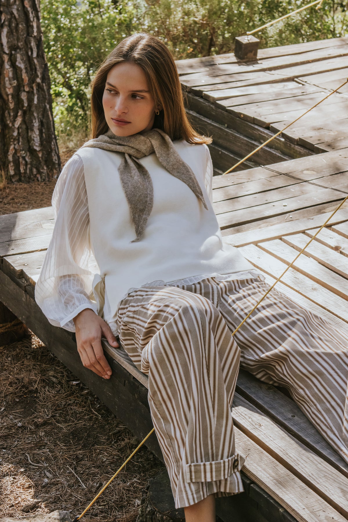 PANTALÓN GAIA // RAYAS TOFFEE