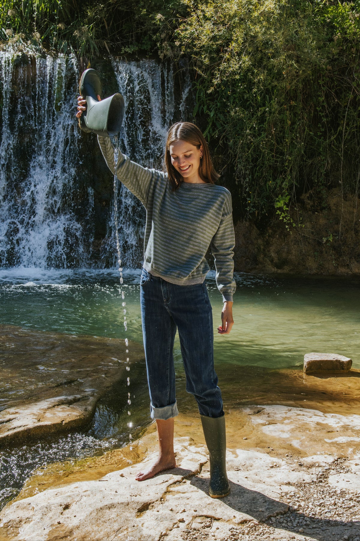 JERSEY GRETA // RAYAS VERDE