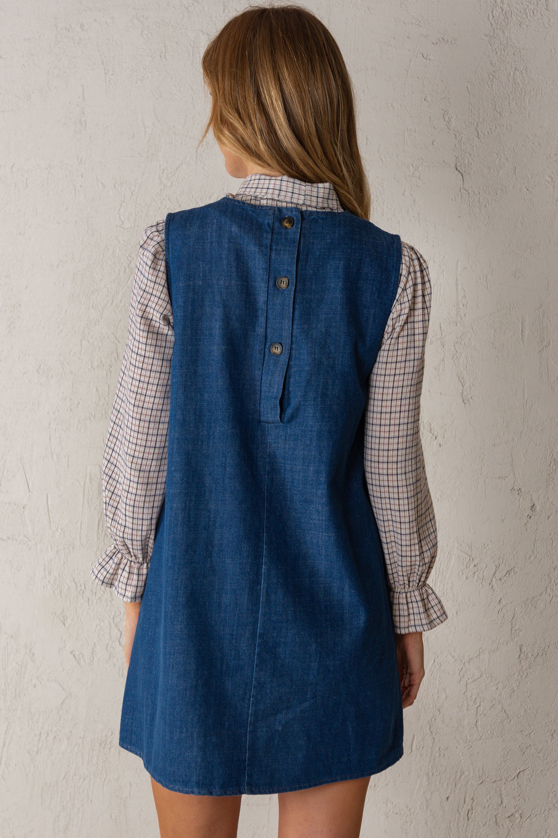 VESTIDO GALA // DENIM MEDIO