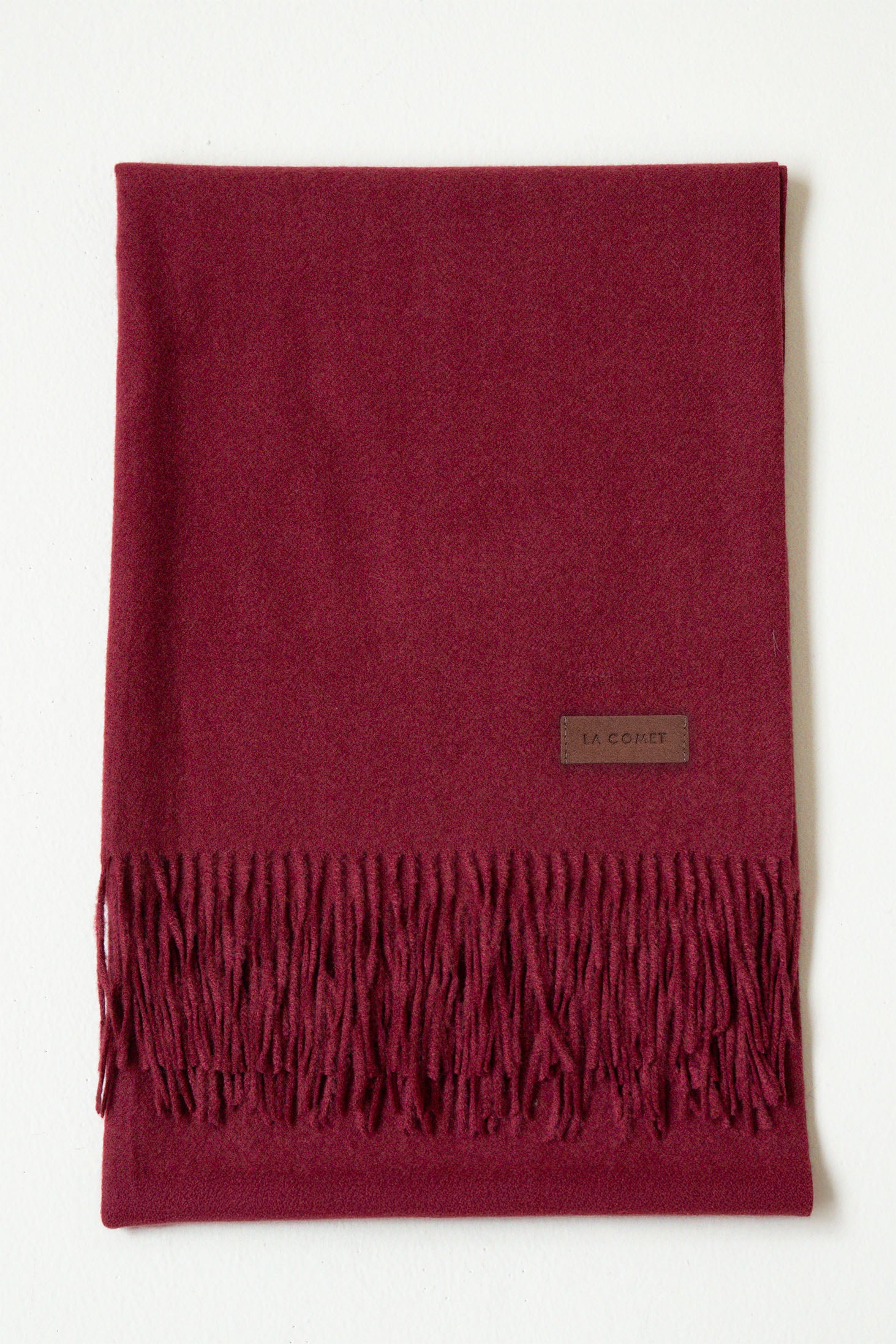 CASHMERE SCARF // GARNET