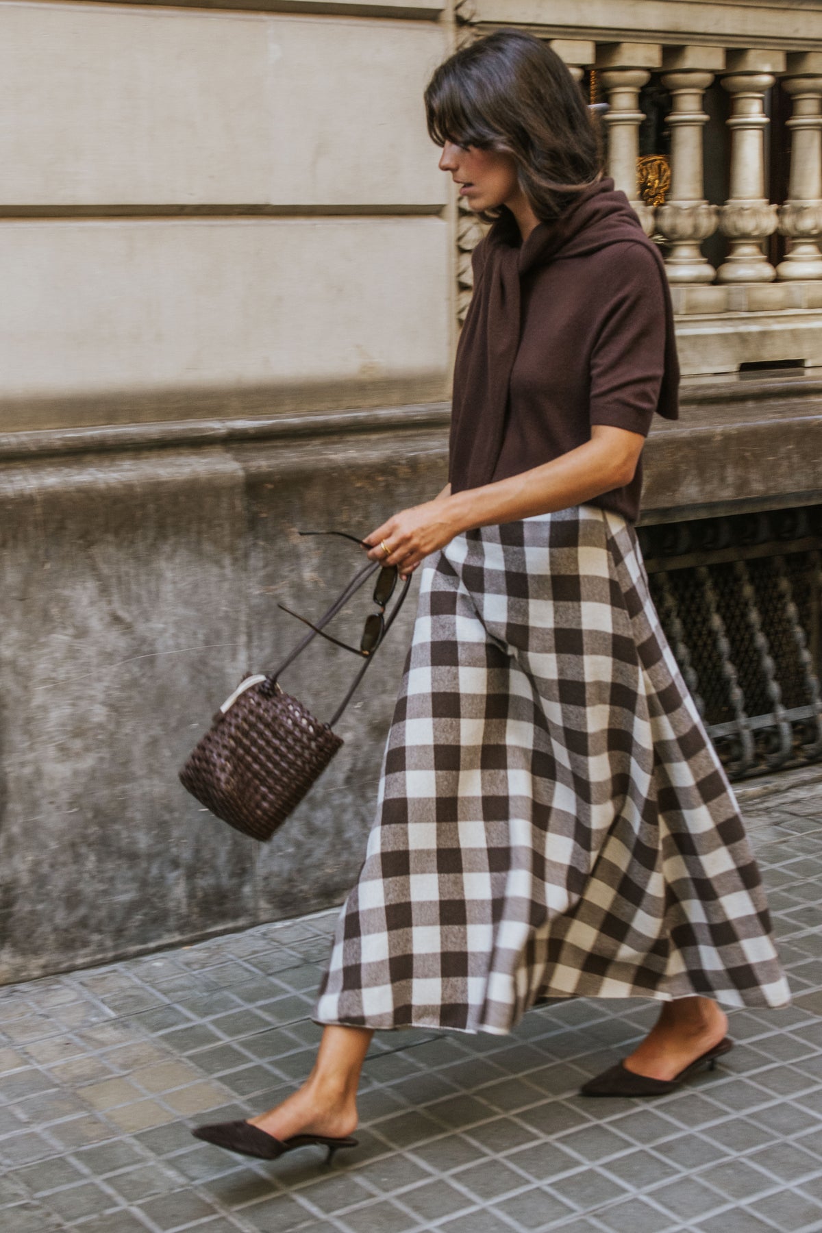 SAC VIOLETTE // MARRON