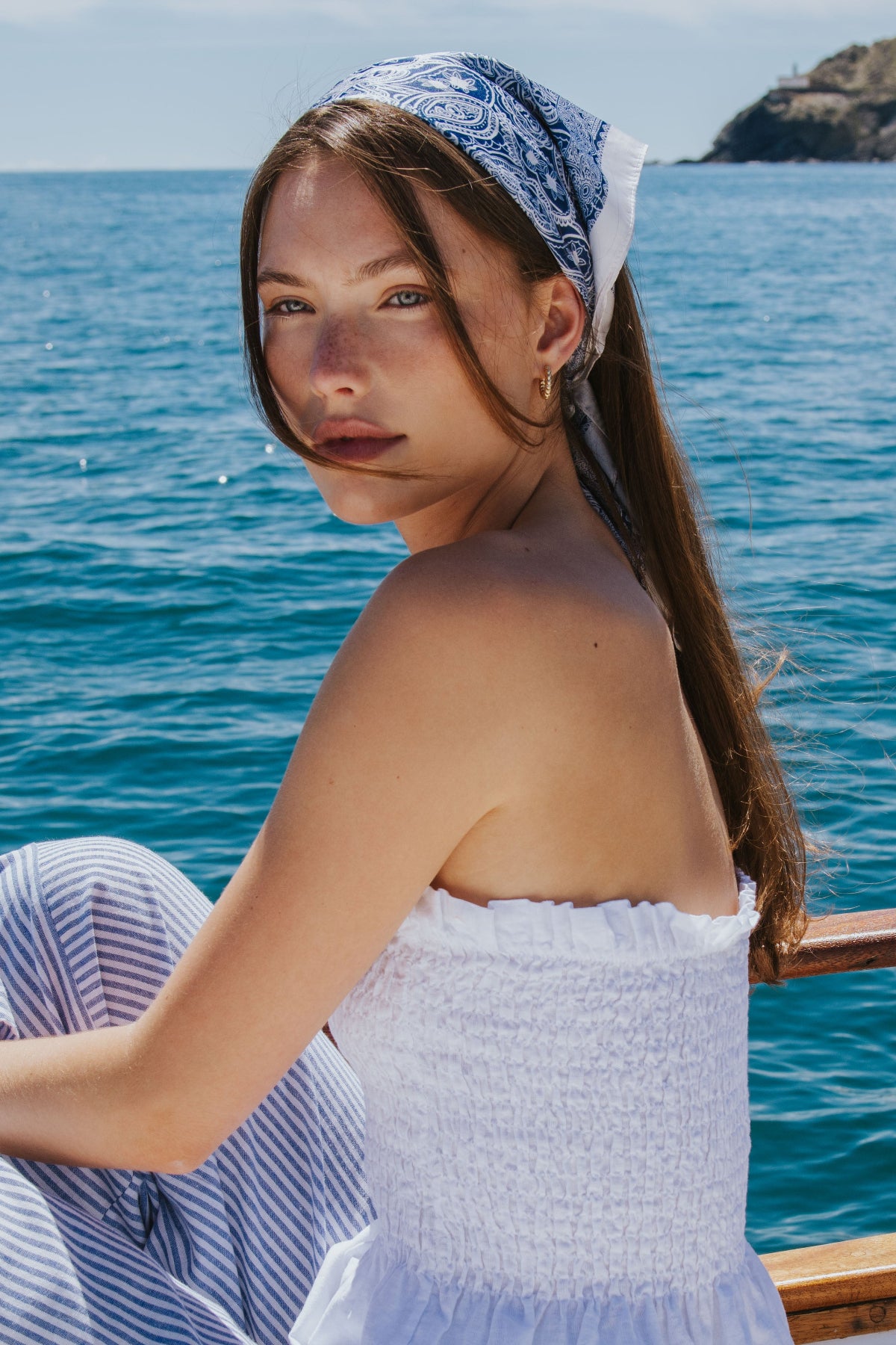 PAÑUELO CATA // AZUL