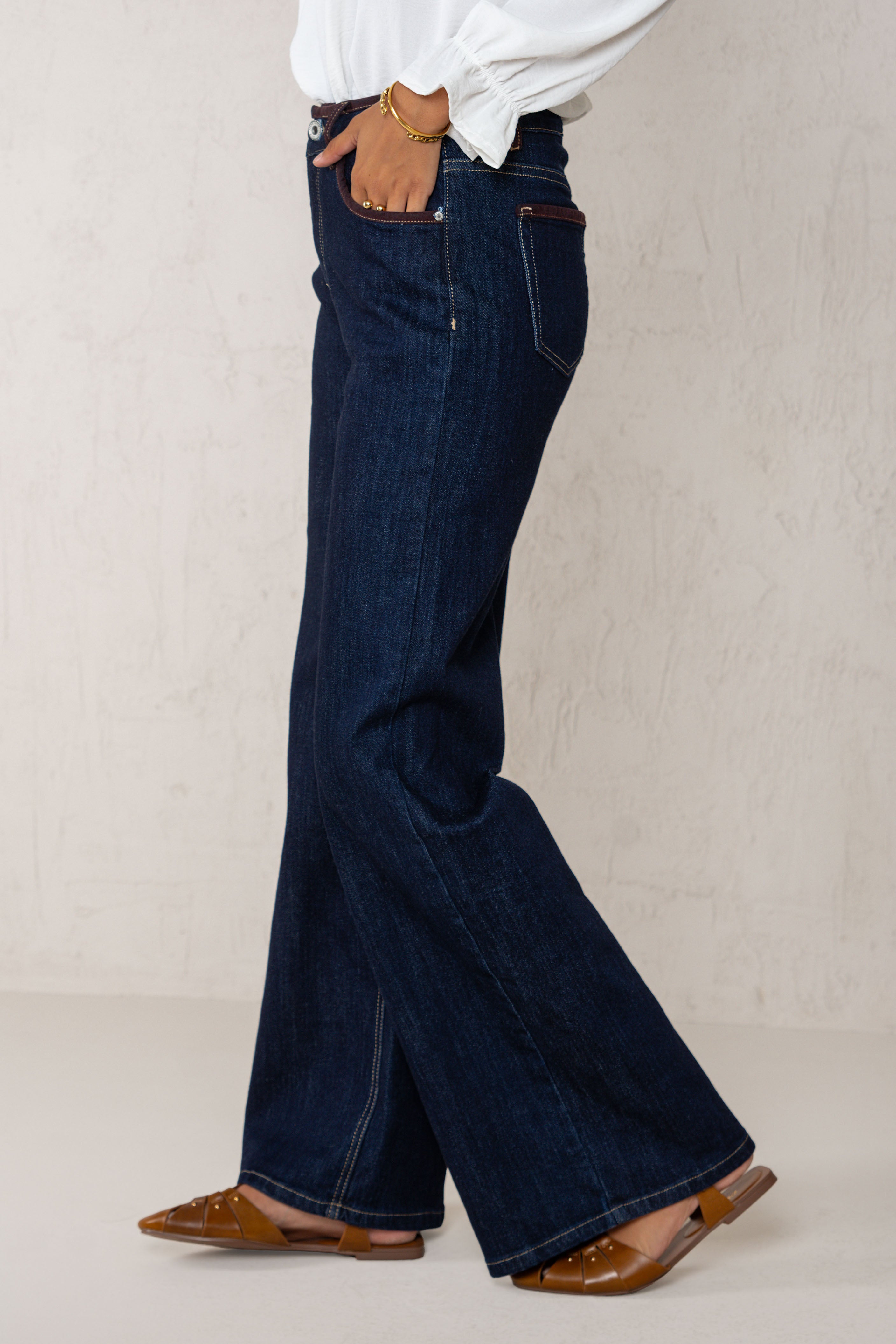 CARLOTA DARK DENIM JEANS