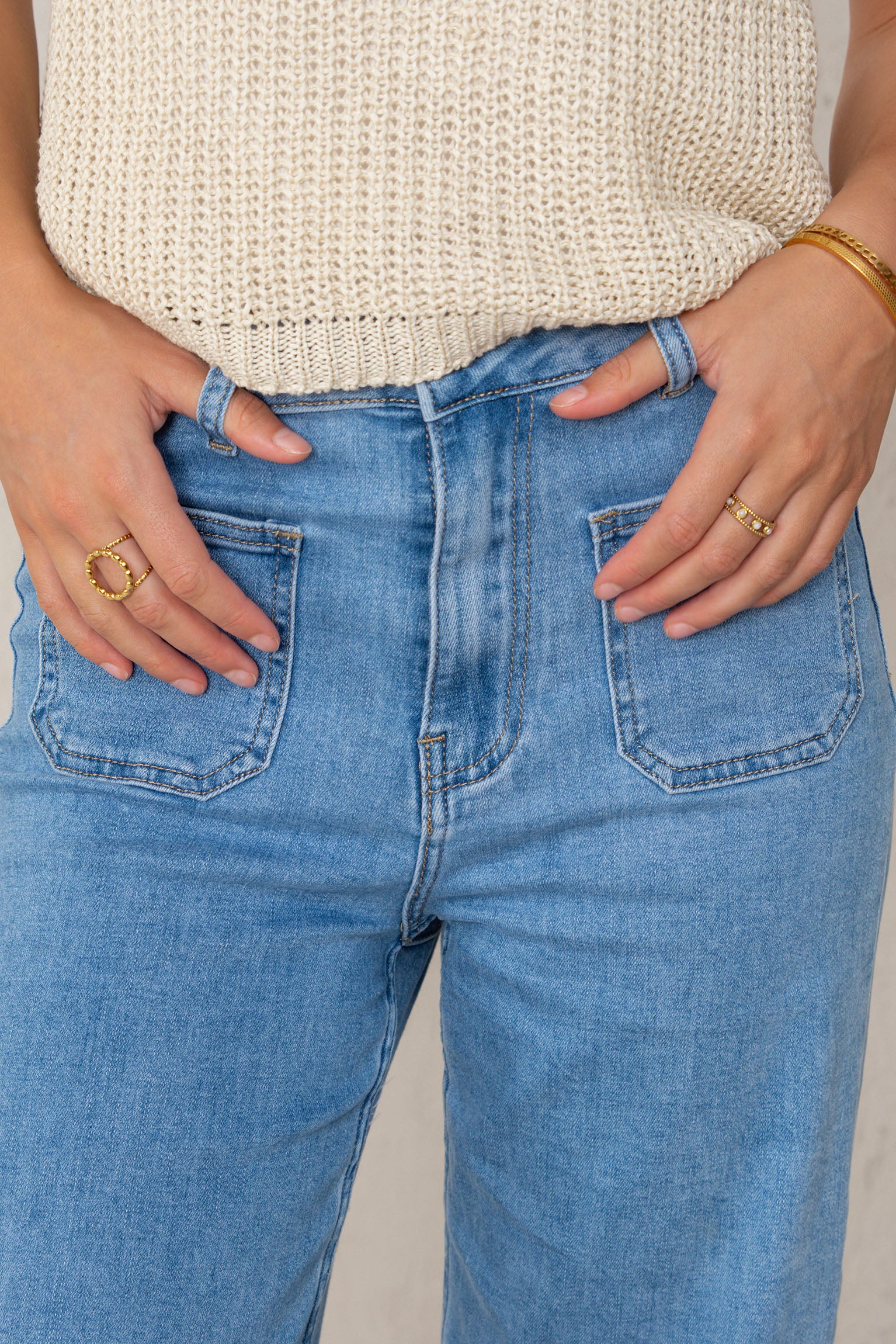 MONICA JEANS // MEDIUM DENIM