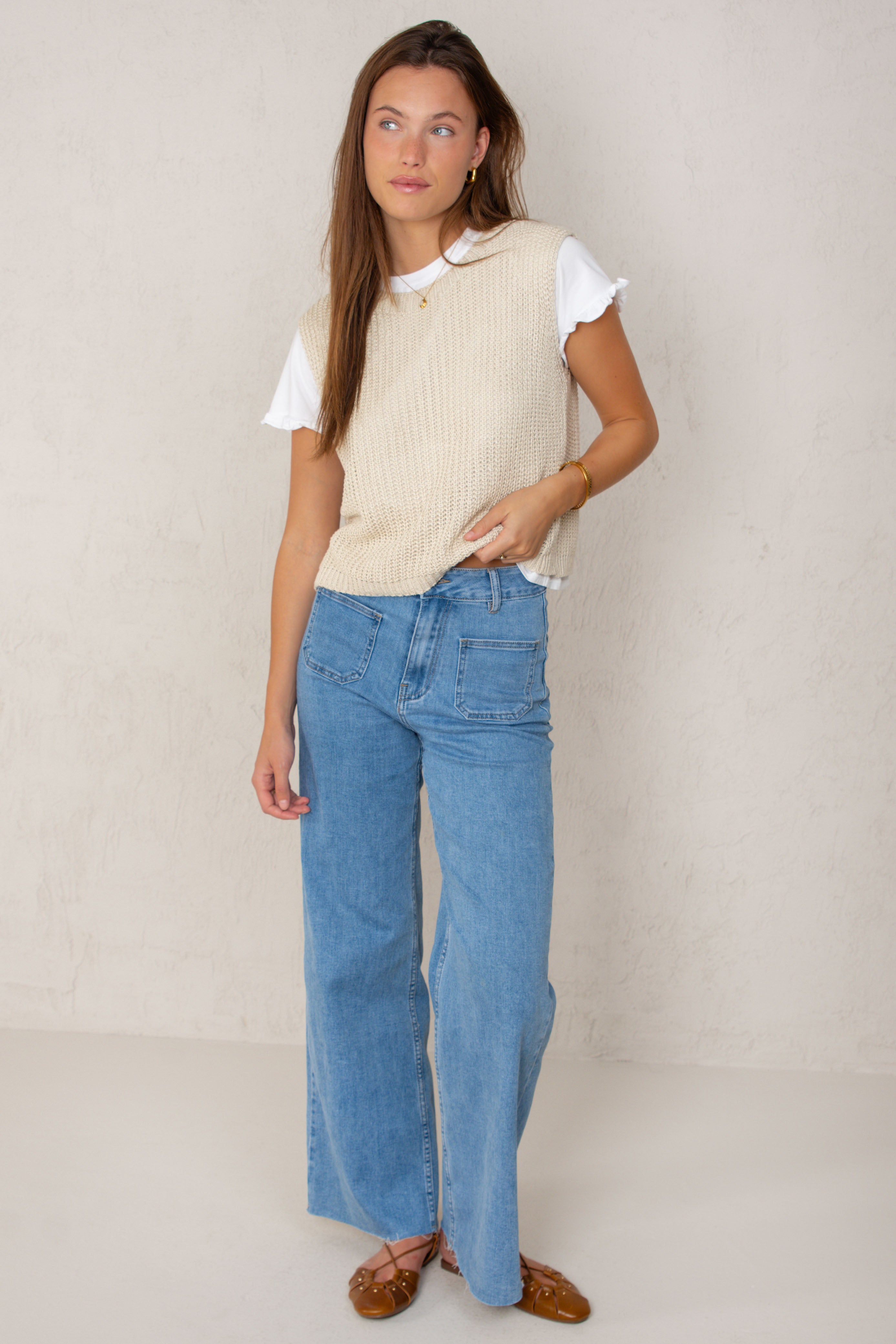 MONICA JEANS // MEDIUM DENIM