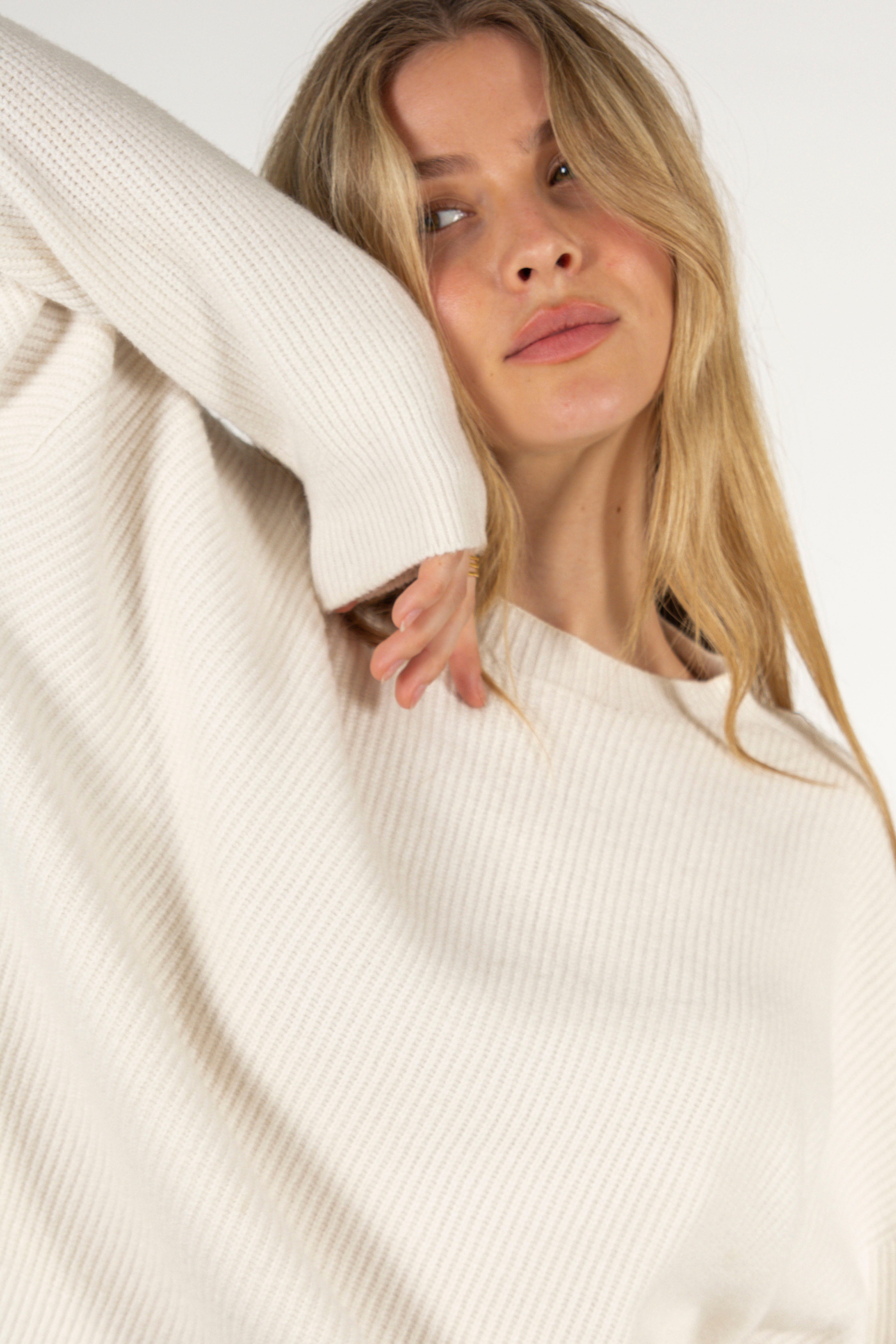 OLIVIA SWEATER // ECRU