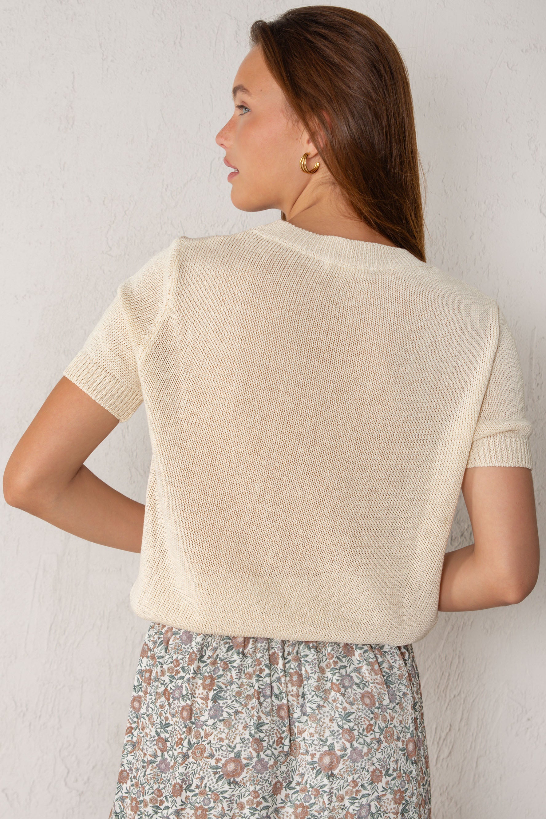 FLORA SWEATER // BEIGE