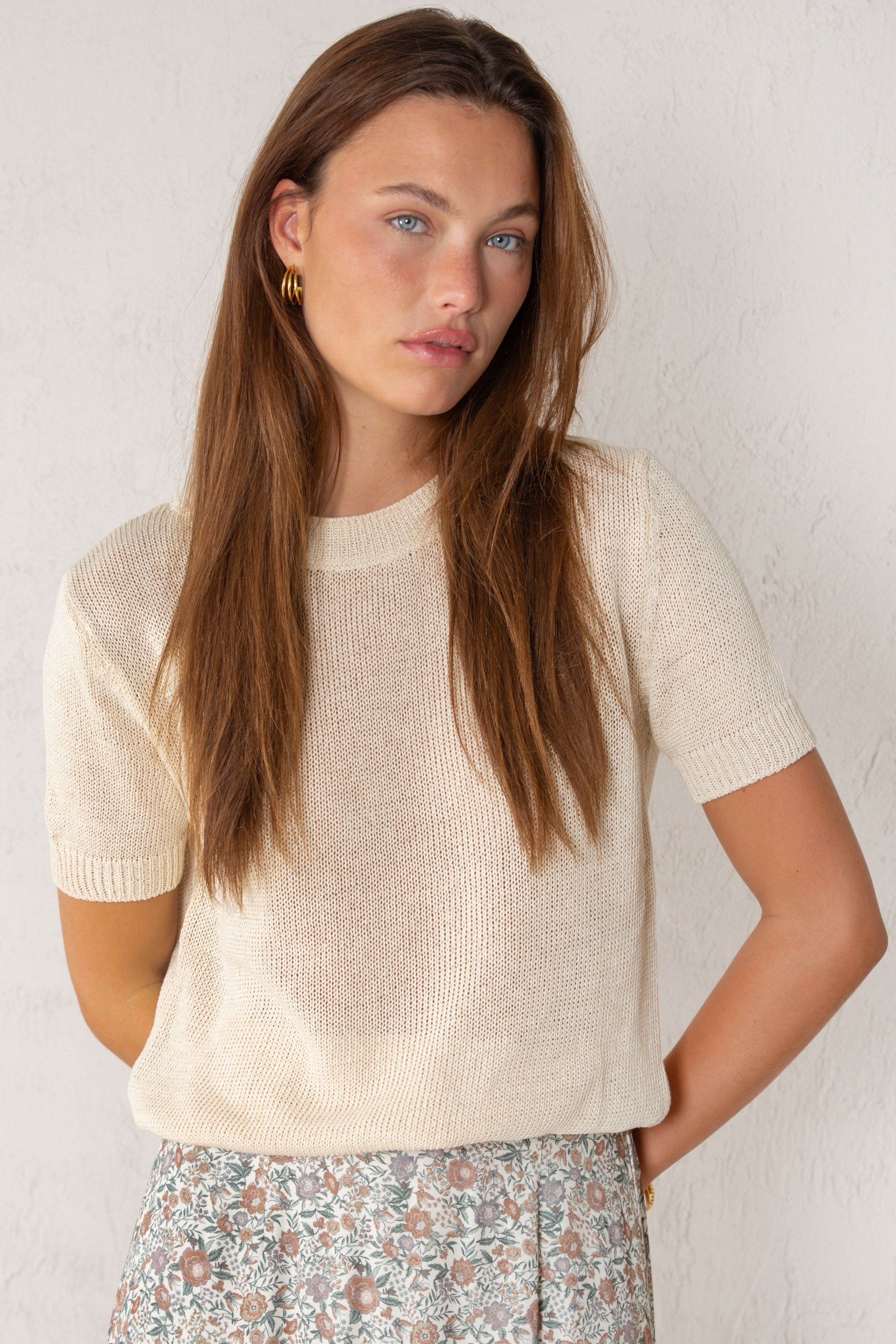 FLORA SWEATER // BEIGE