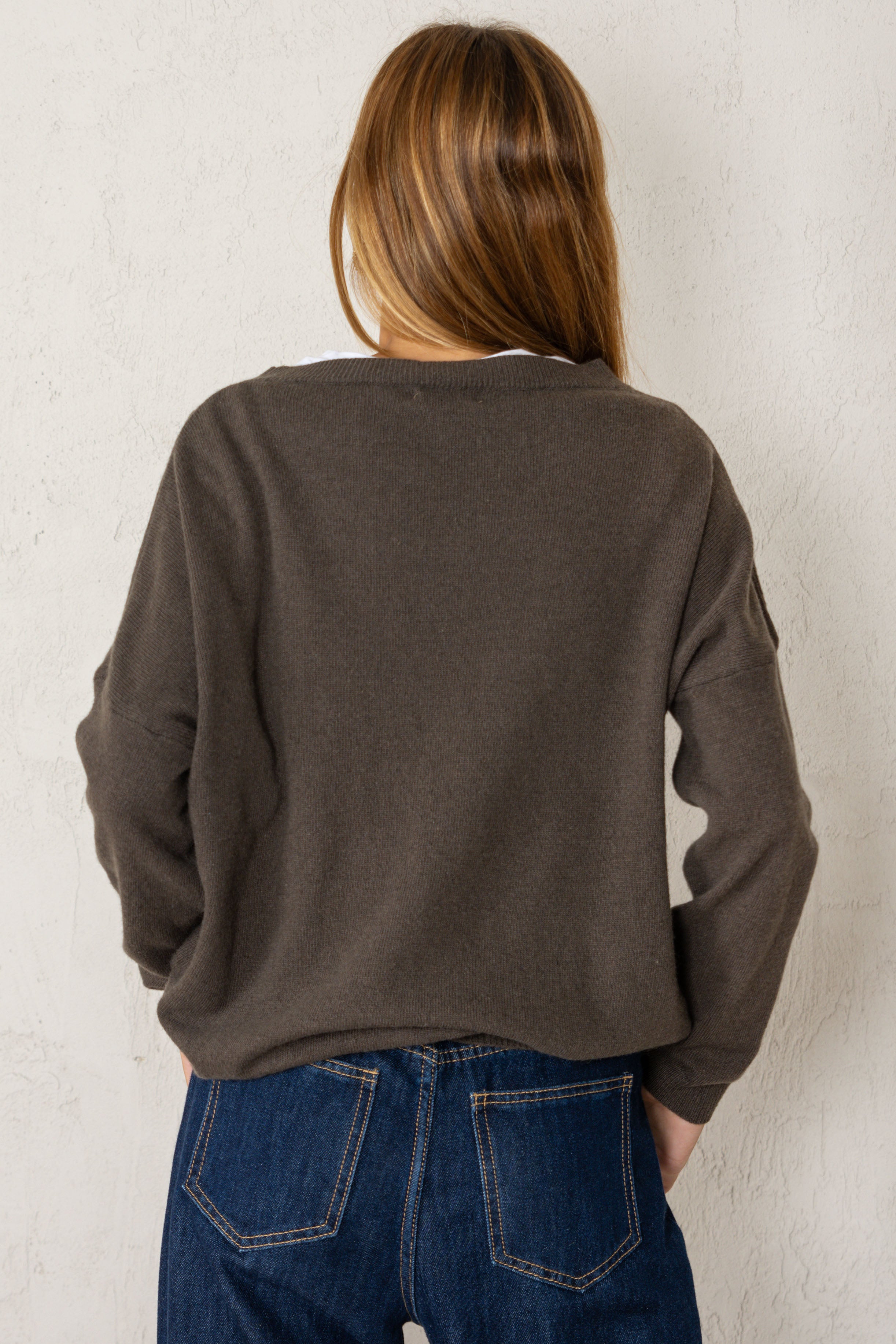 JERSEY PÍA // MARRÓN OSCURO