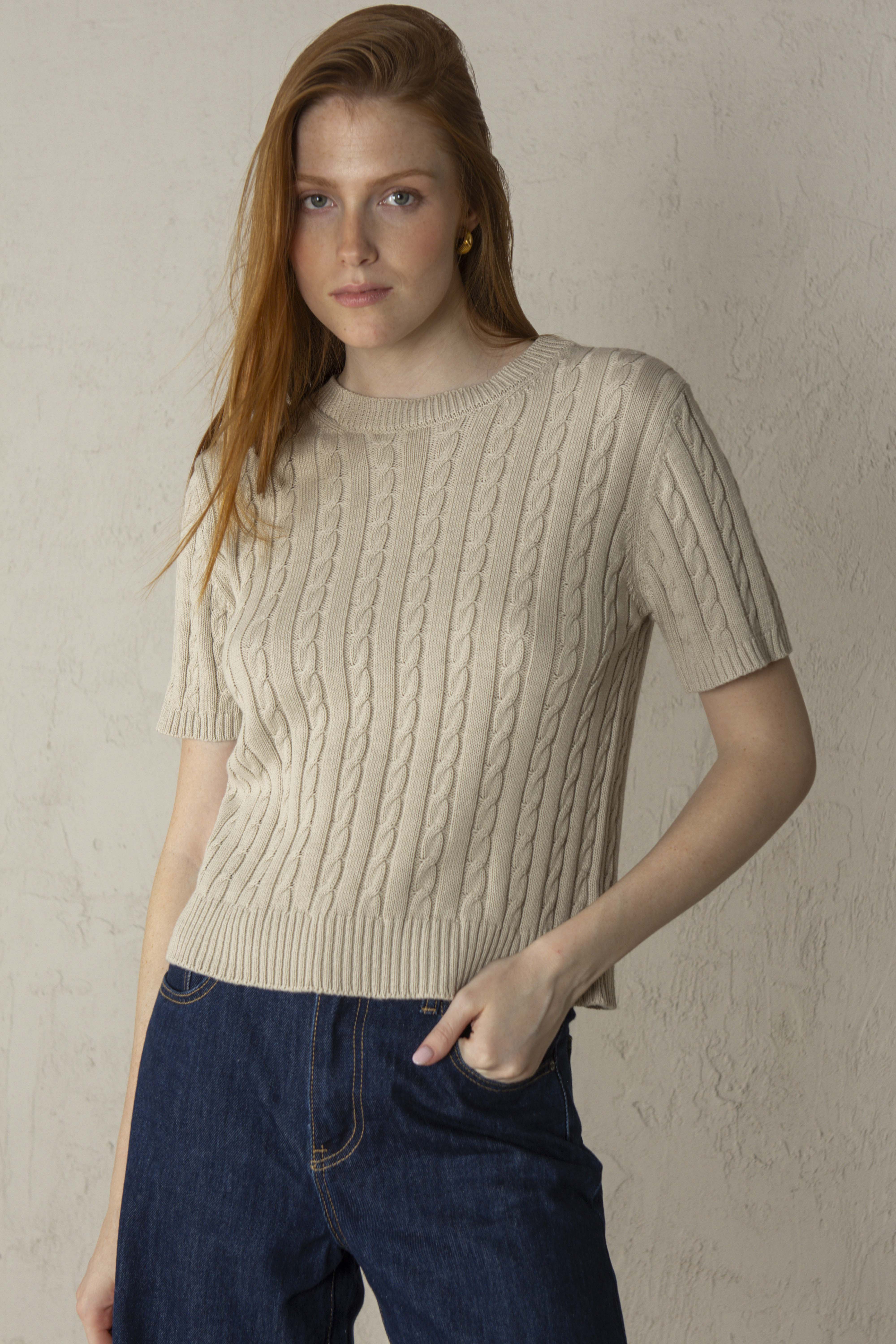 CELIA SWEATER // BEIGE