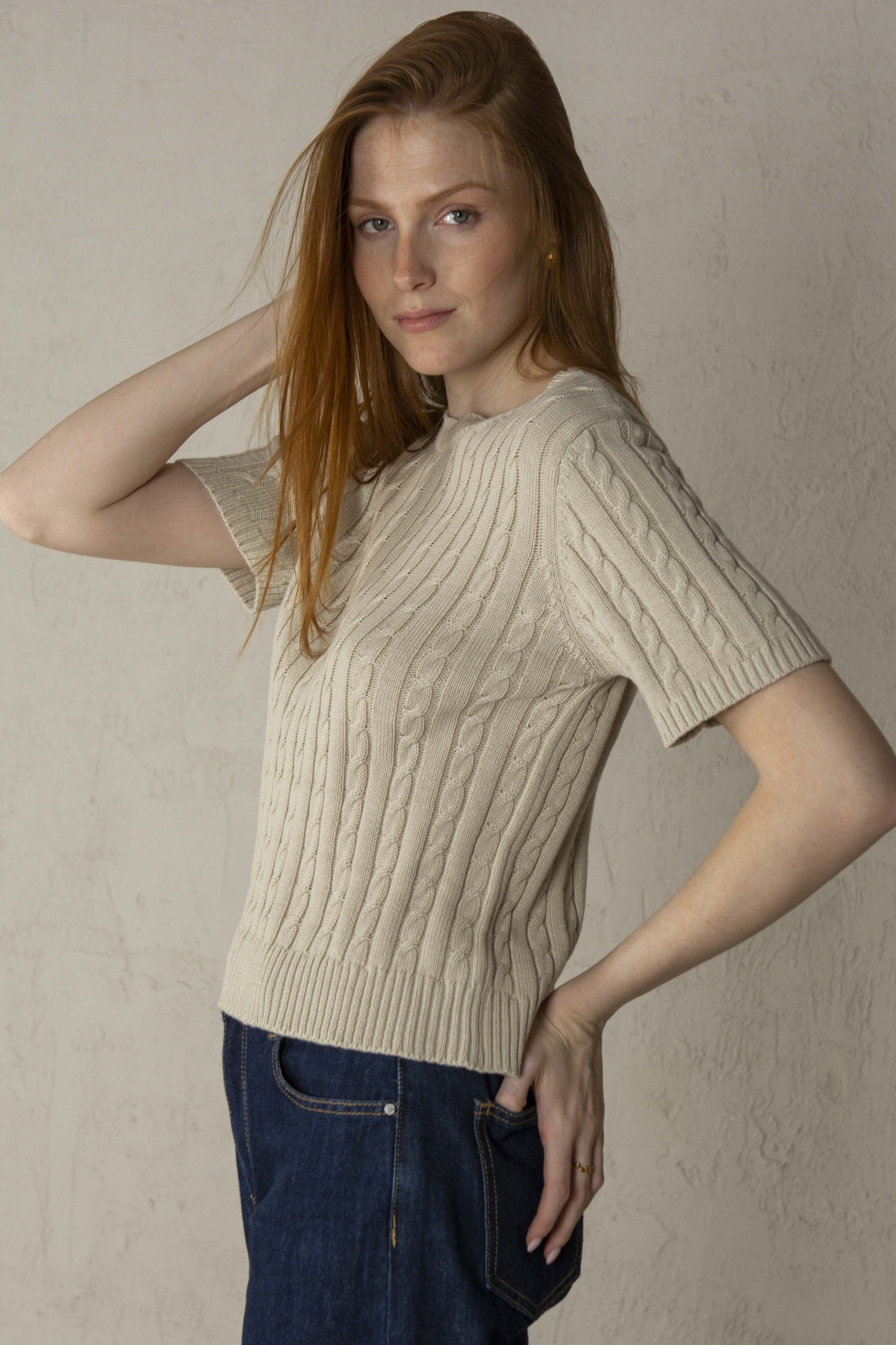 CELIA SWEATER // BEIGE