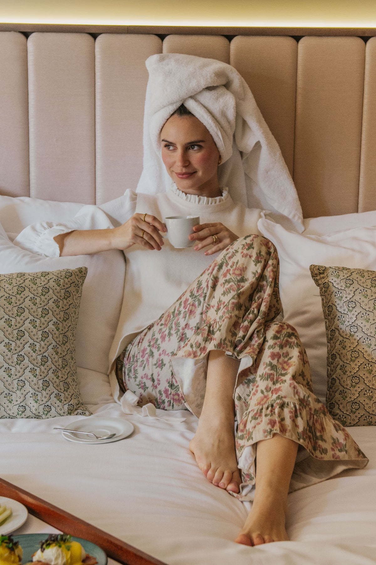 PANTALÓN CHLOE // FLORES ROSA