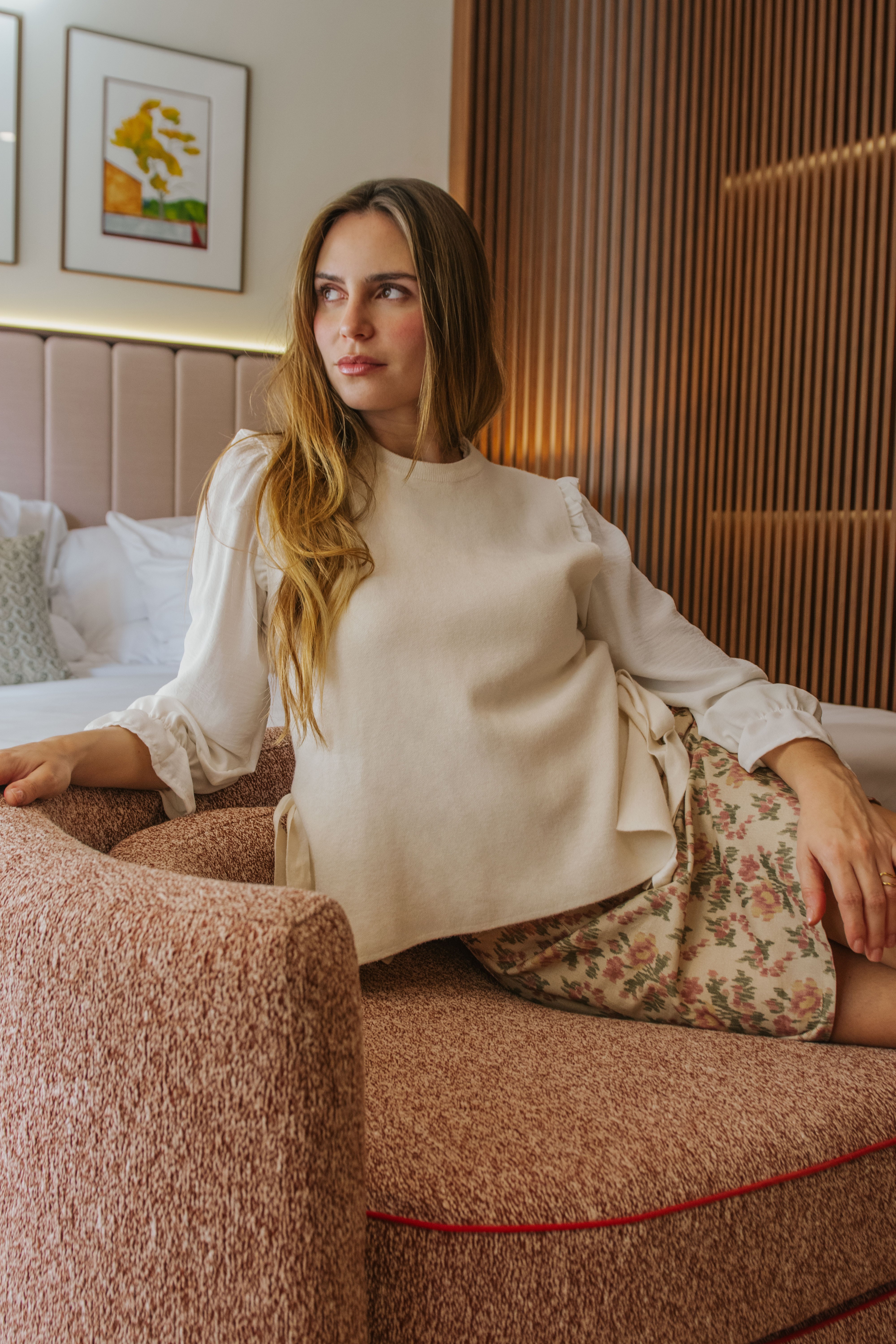 FALDA MARGOT // FLORES ROSA