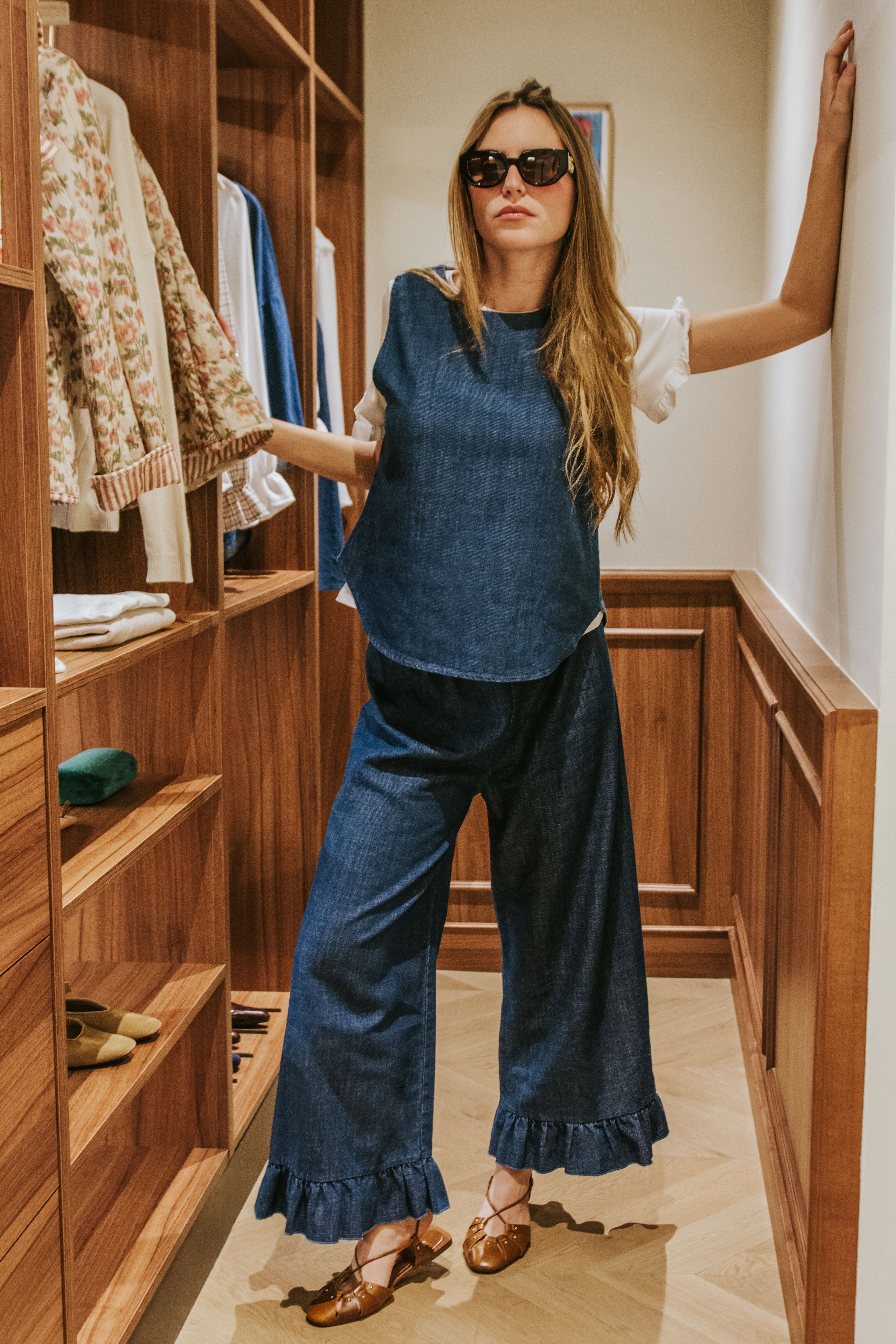 PANTALÓN CHLOE // DENIM MEDIO