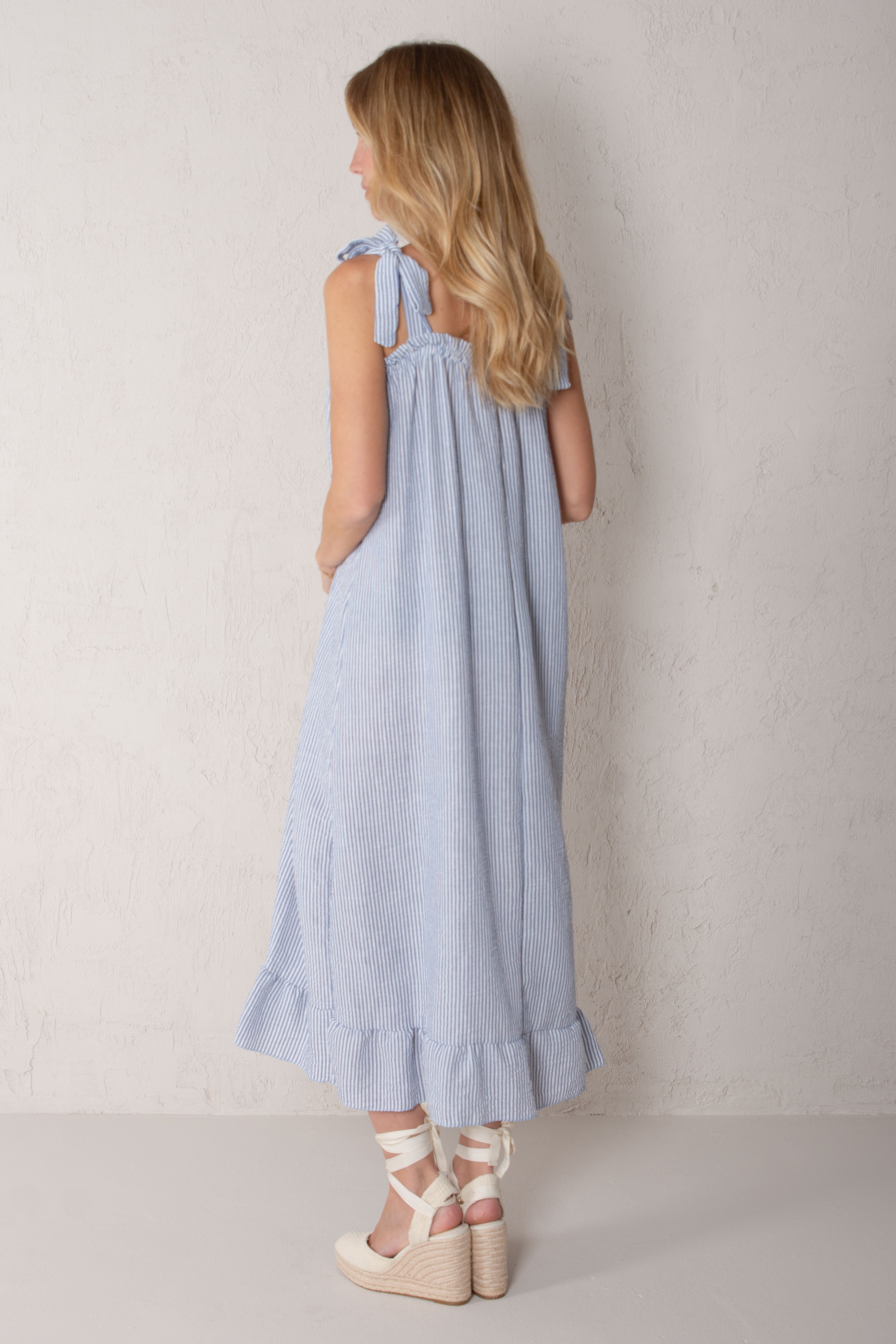 MACARELLA DRESS // BLUE STRIPES