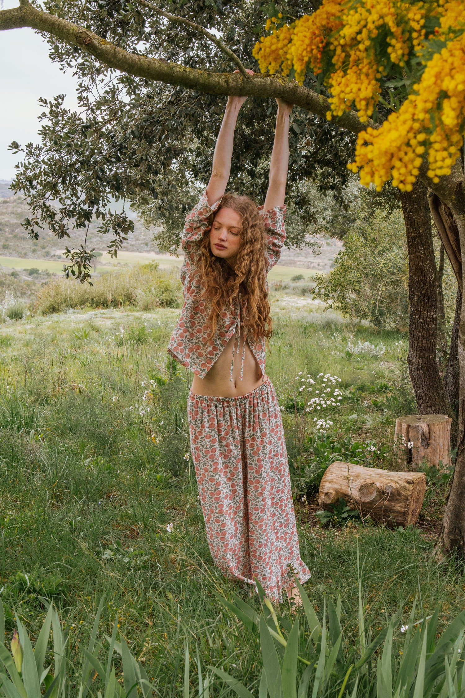 CHLOE PANTS // VINTAGE FLORAL