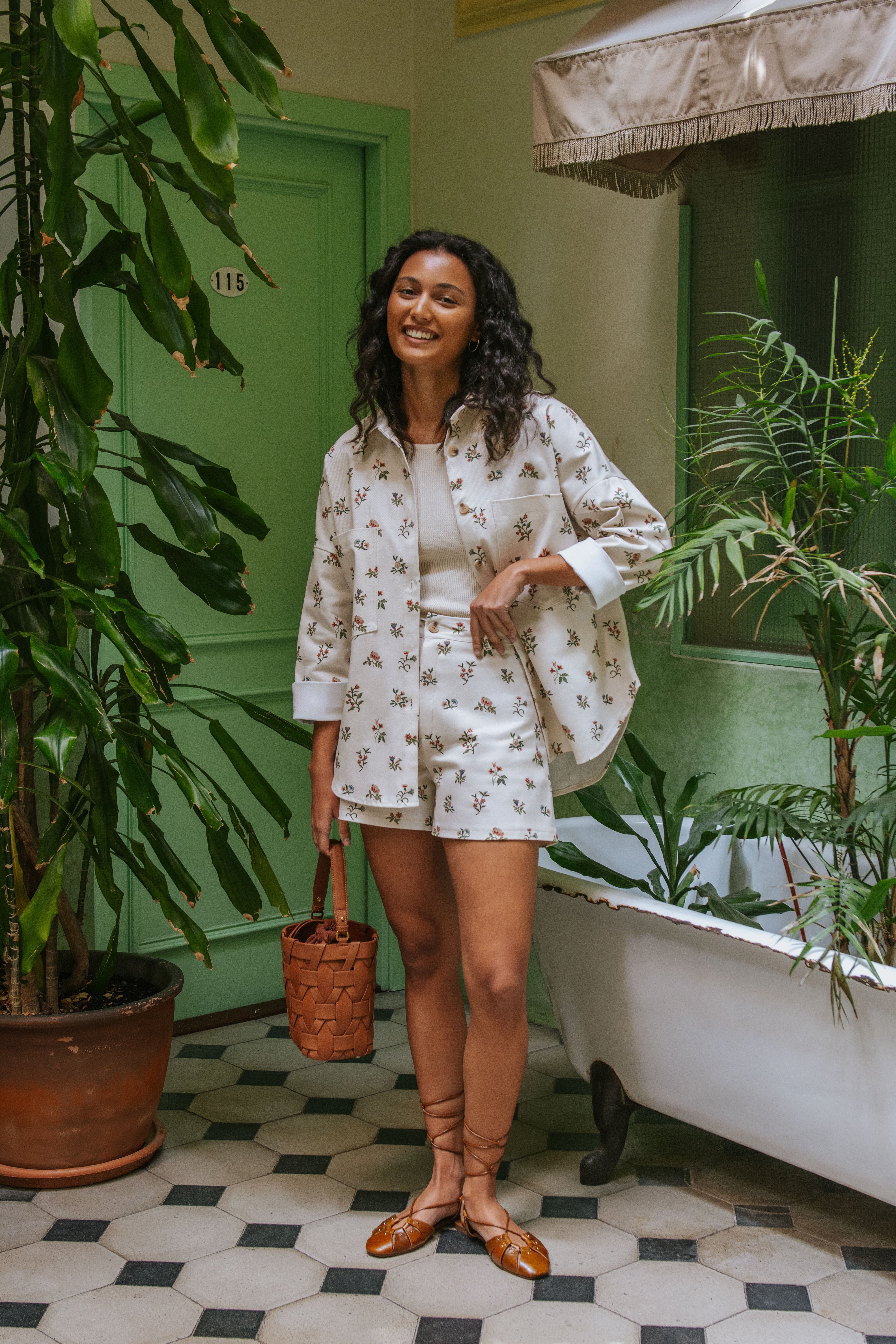 CHAQUETA CELIA // FLORES SILVESTRES