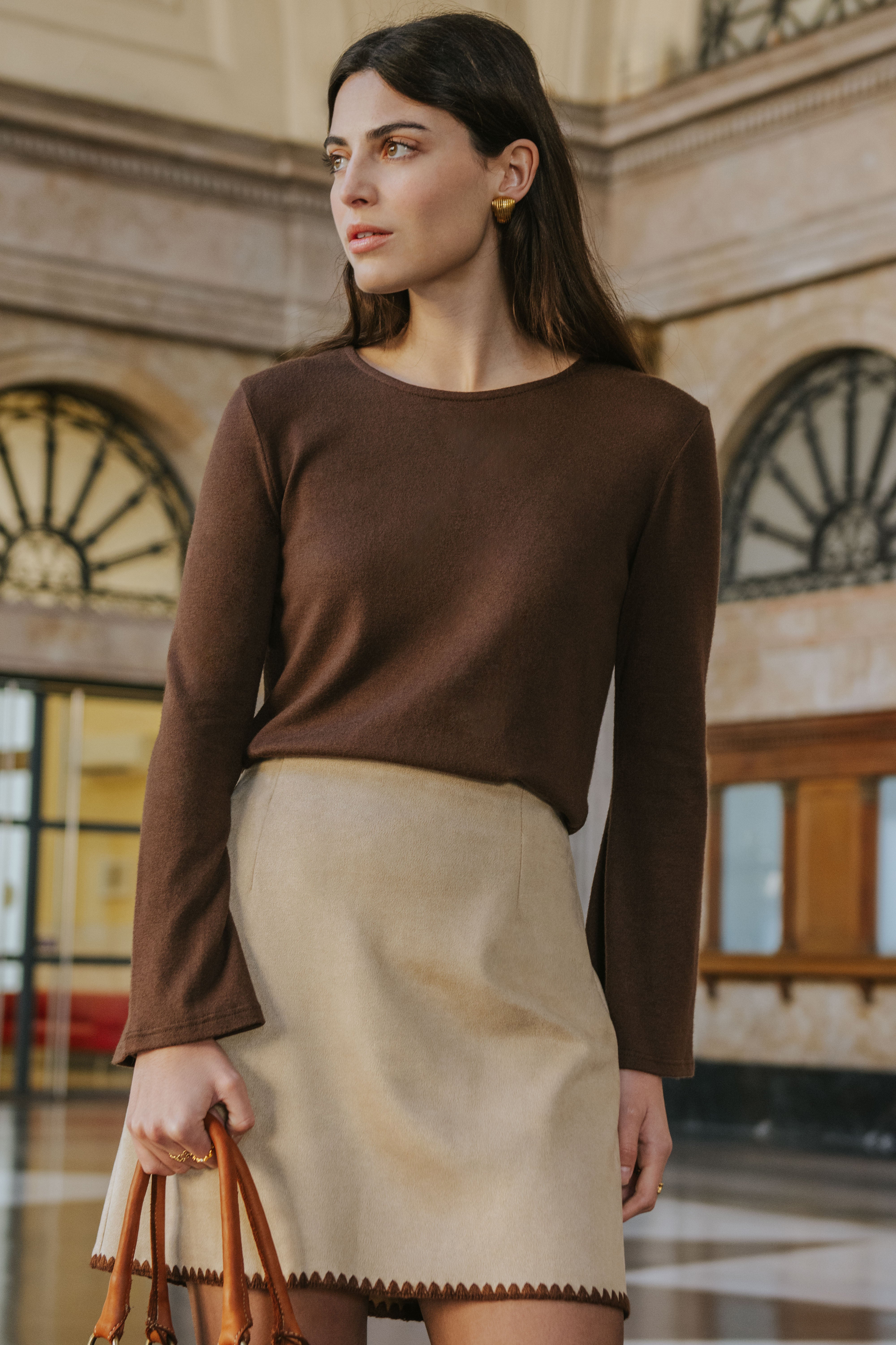 FALDA MARGOT // BEIGE