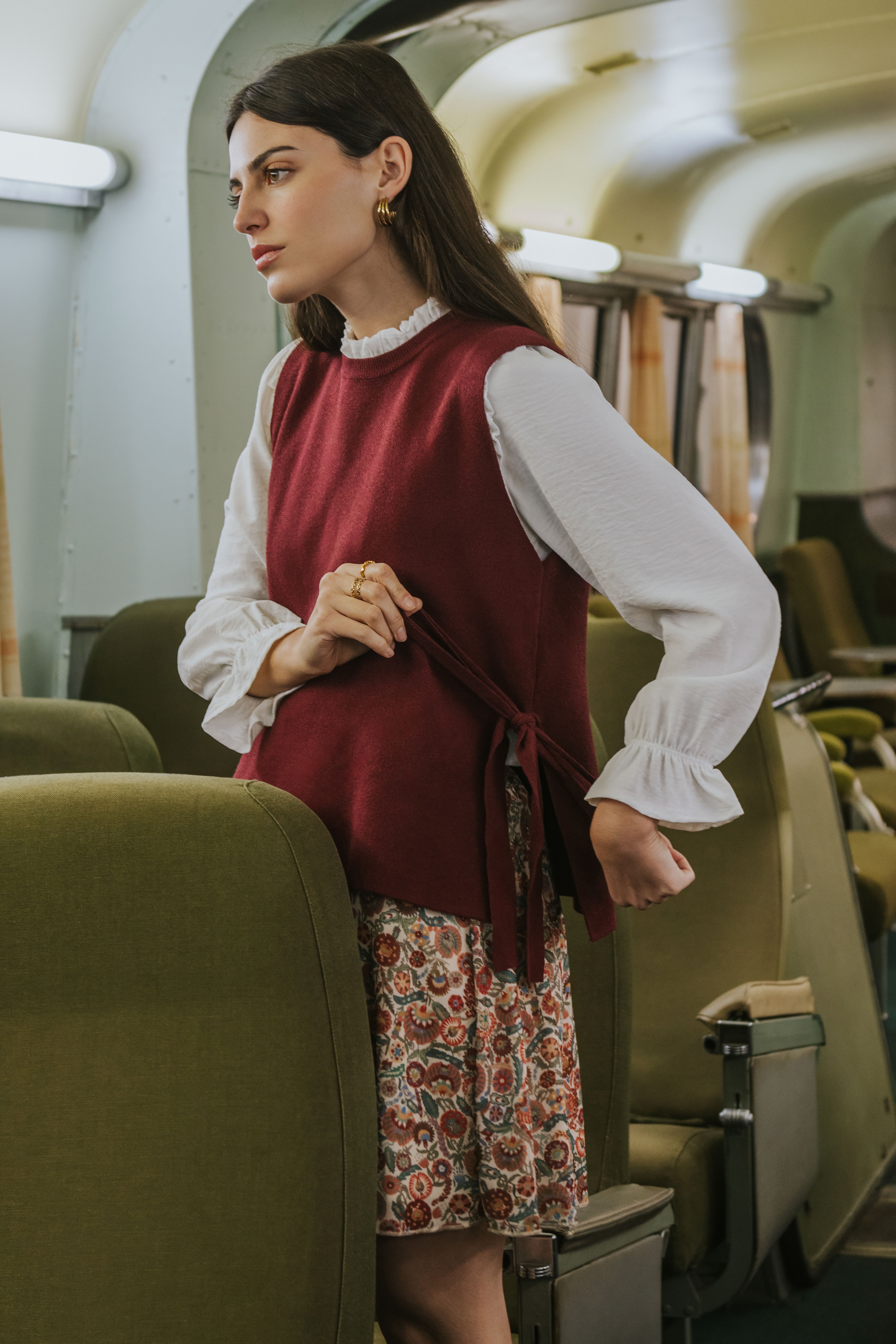 CHALECO JULIETA // GRANATE