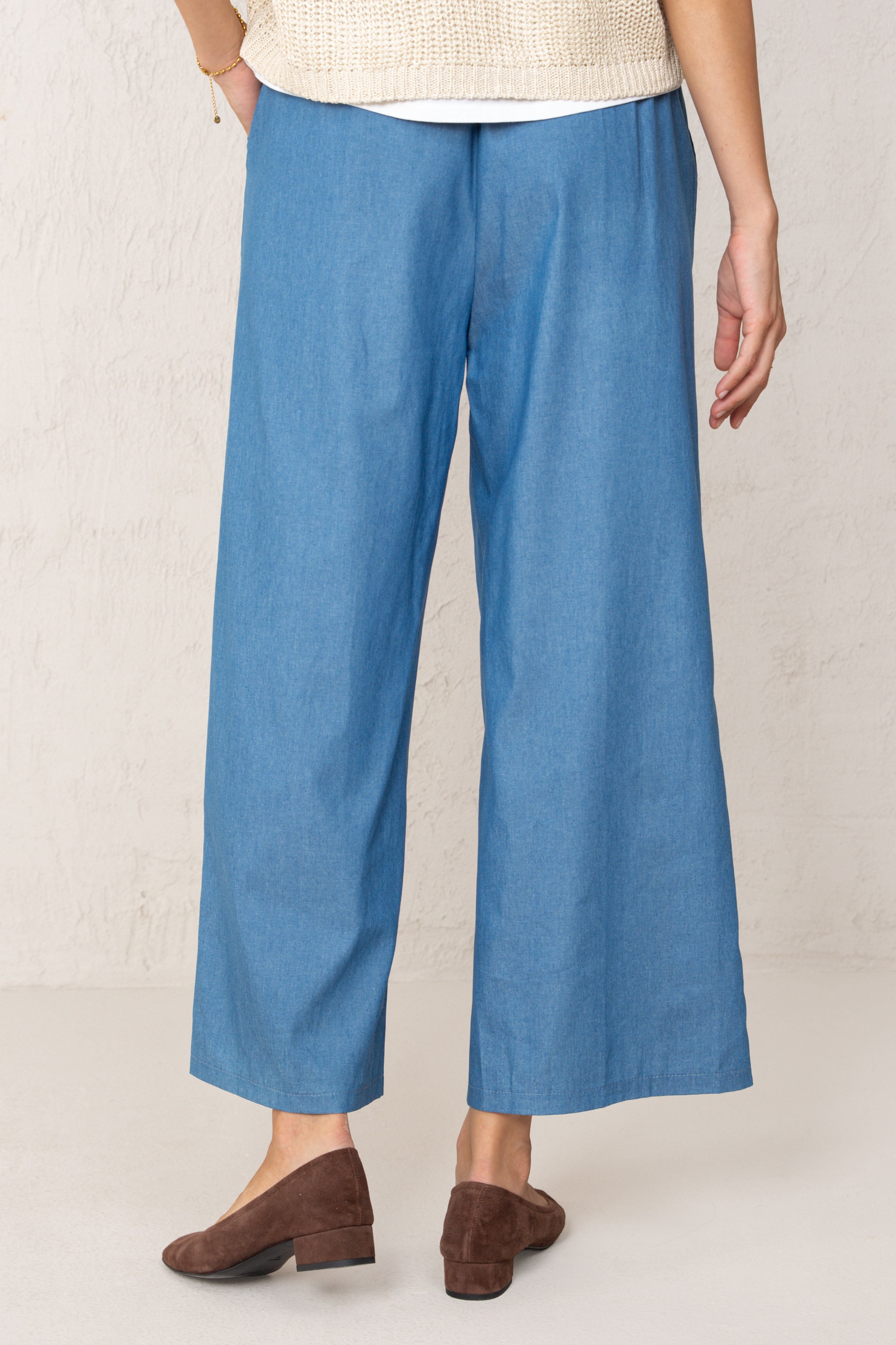 PANTALÓN LÍA // DENIM MEDIO