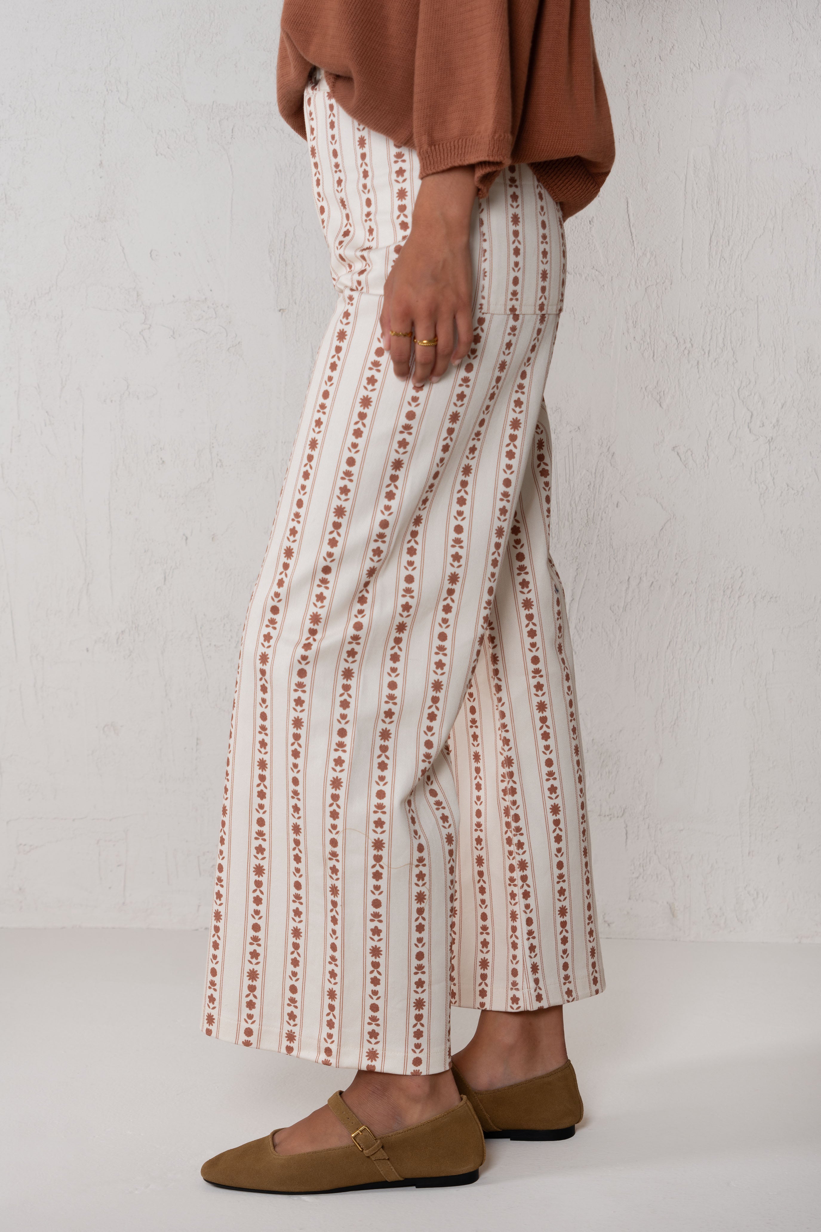 PAULA PANTS // TERRACOTTA FLOWERS