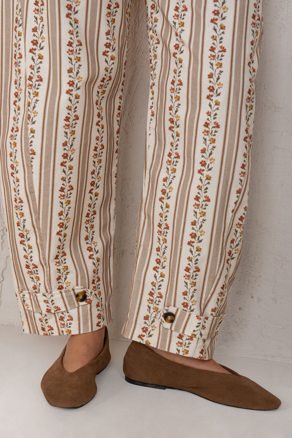 GAIA PANTS // TOFFEE FLOWERS