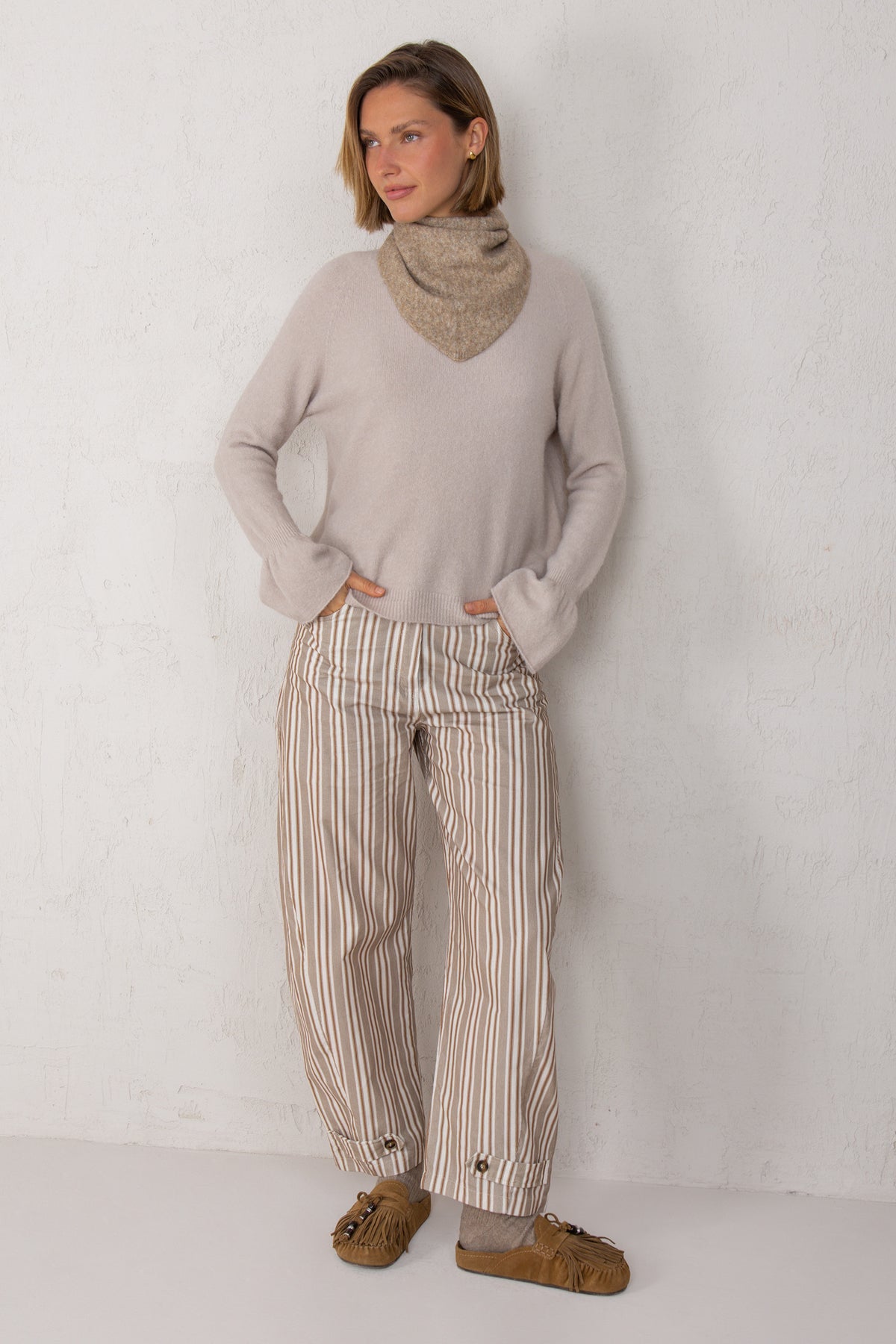 PANTALÓN GAIA // RAYAS TOFFEE