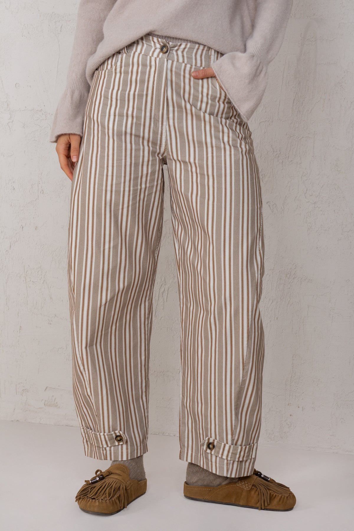 PANTALÓN GAIA // RAYAS TOFFEE