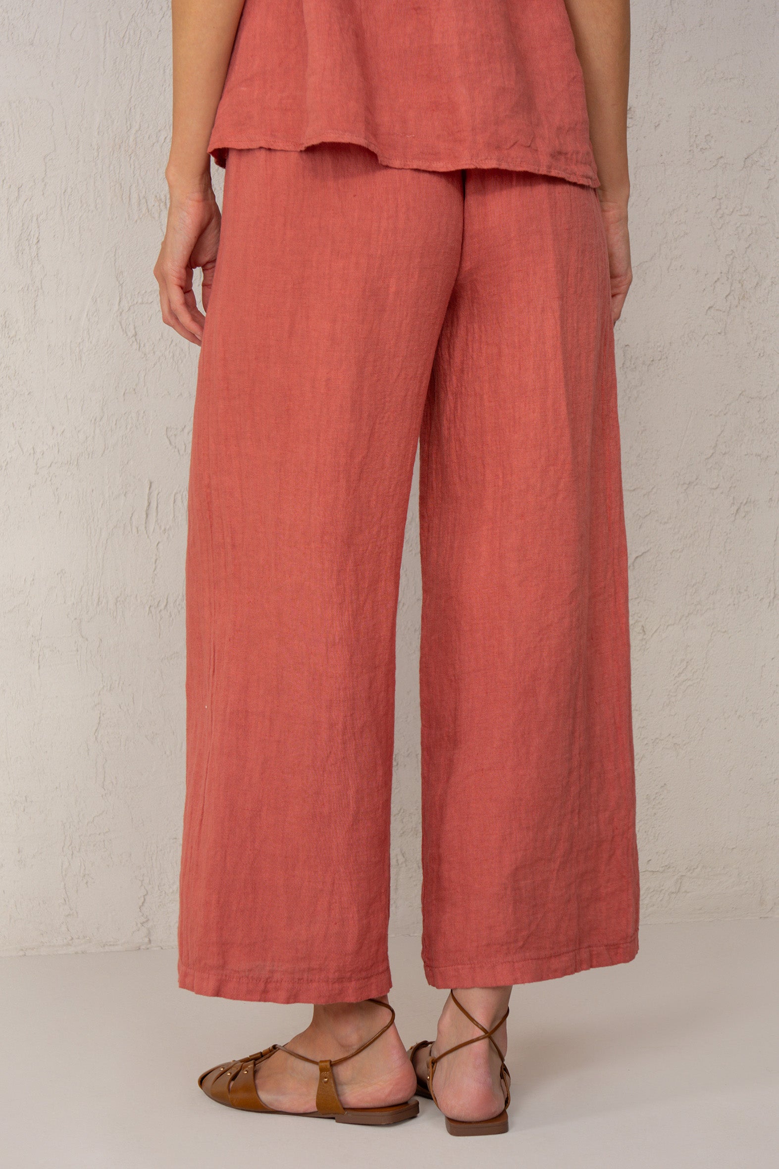 PANTALÓN JULIA // LINO ROSADO // ON DEMAND