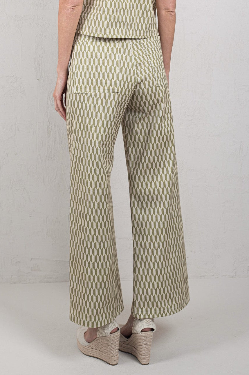 PANTALÓN PAULA // ROMBOS VERDES