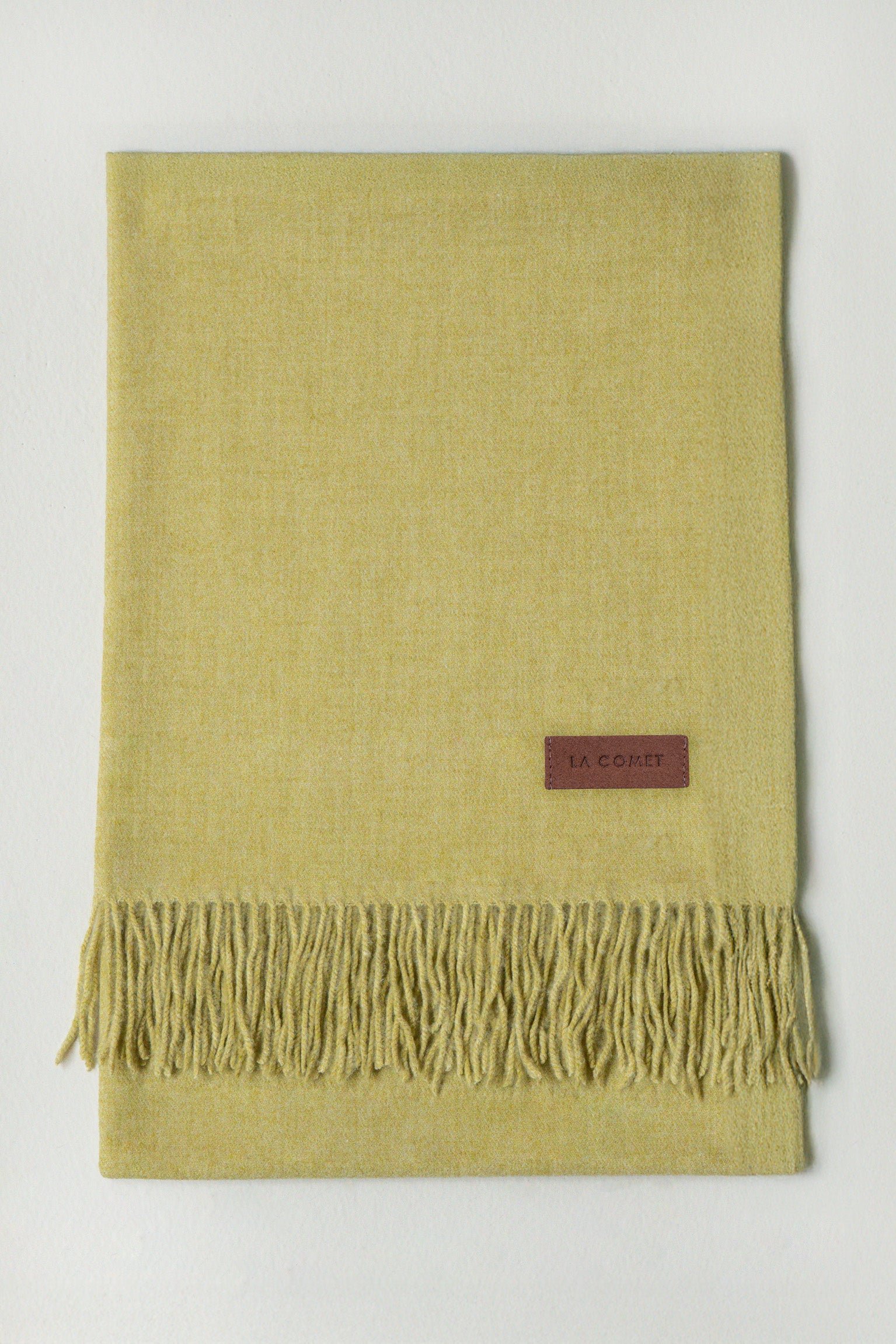 CASHMERE SCARF // PISTACHIO