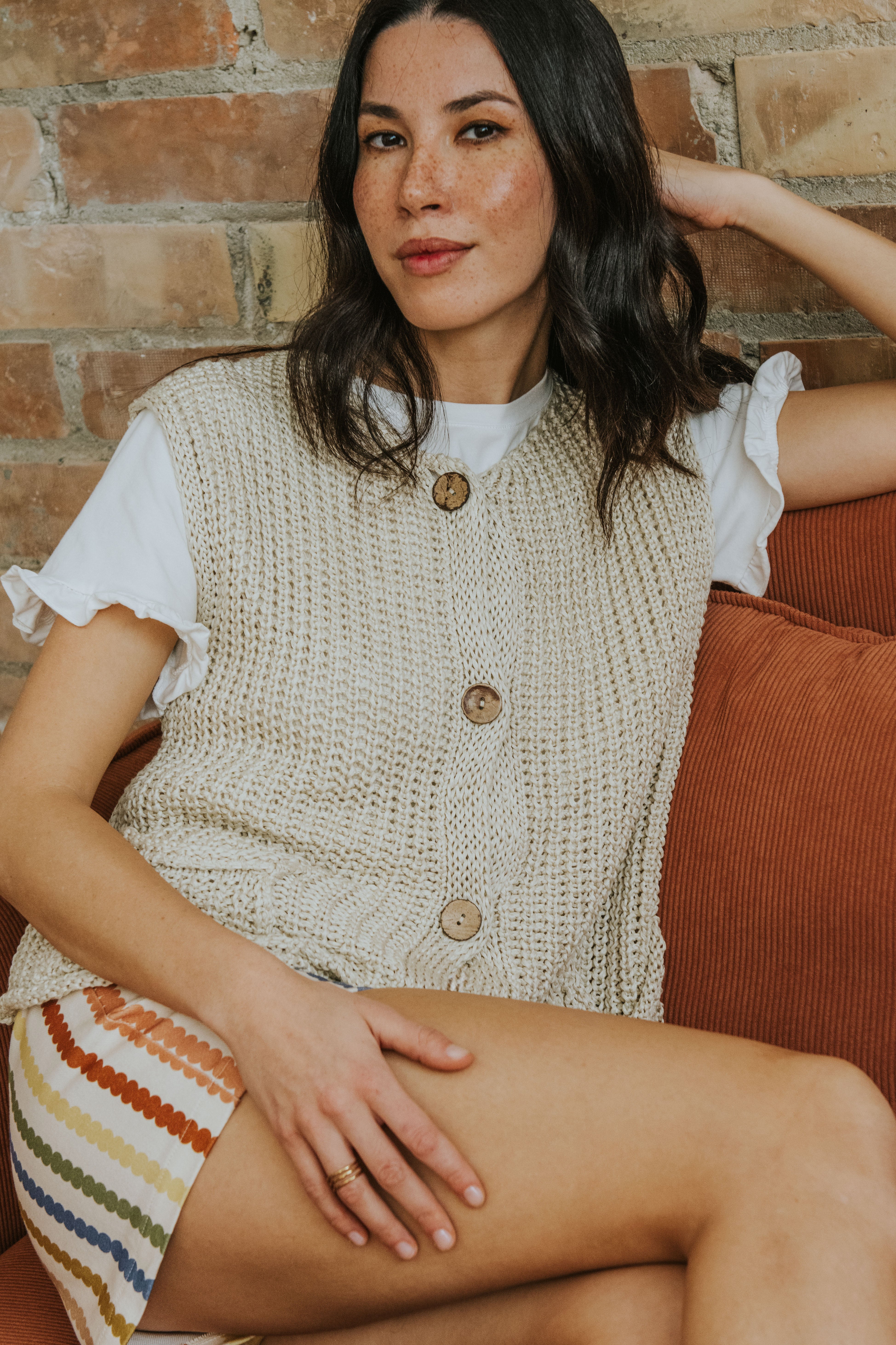 LOLA VEST // BEIGE