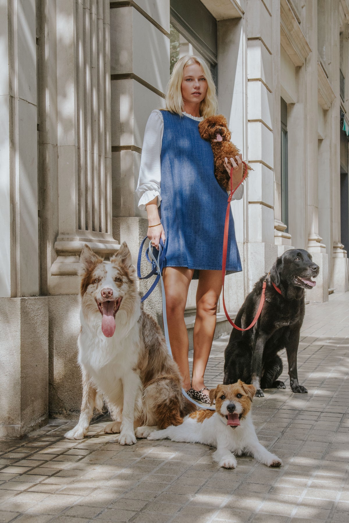 VESTIDO GALA // DENIM MEDIO
