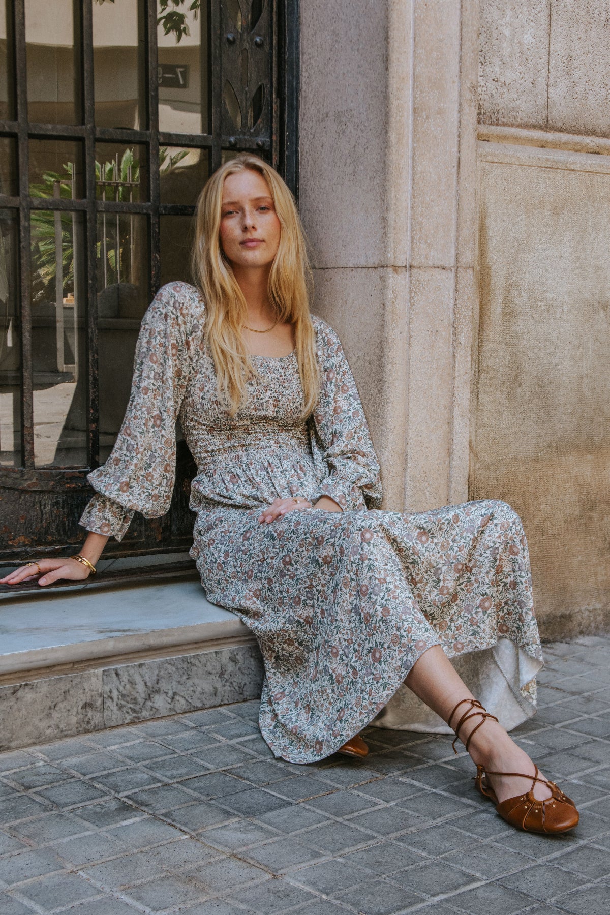 VESTIDO ALICIA // FLORES CRUDO