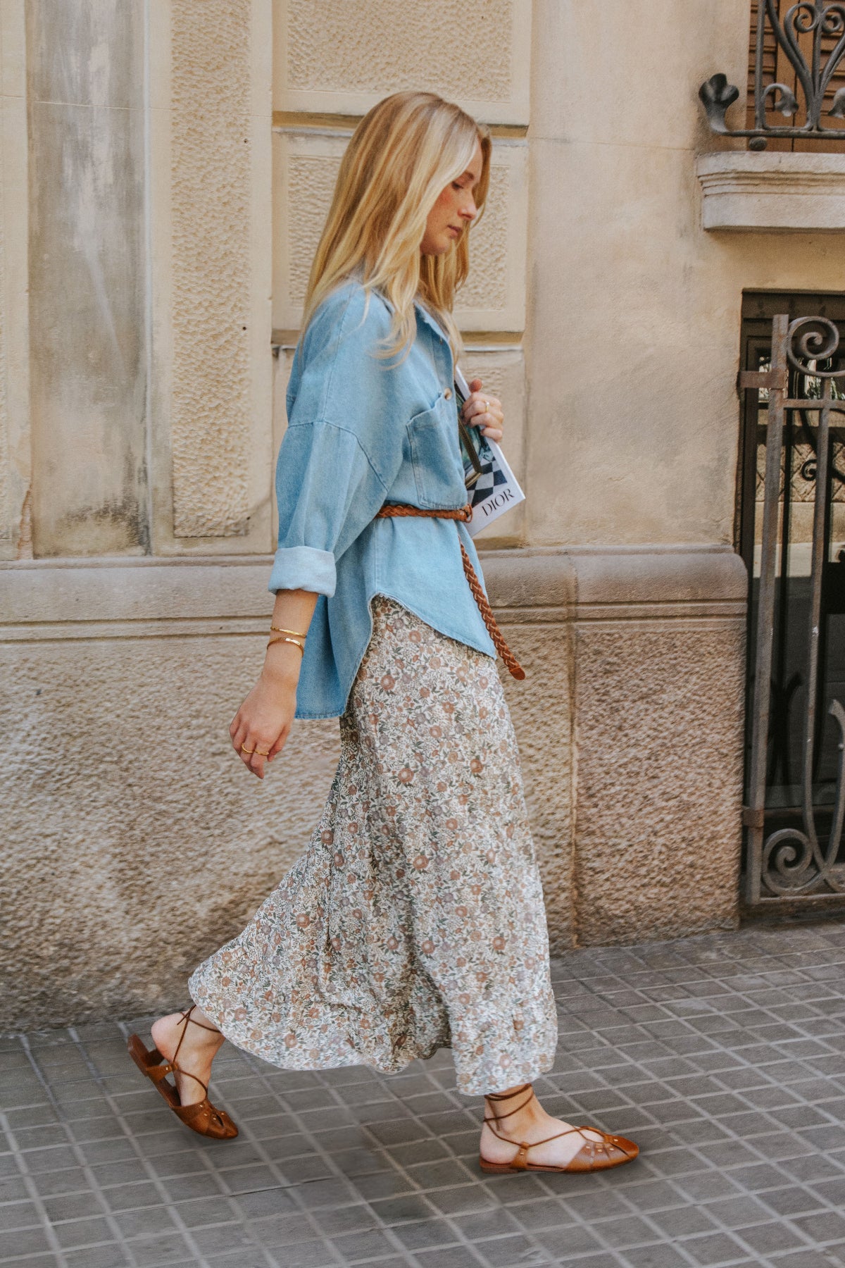 JASMINE SKIRT // ECRU FLOWERS