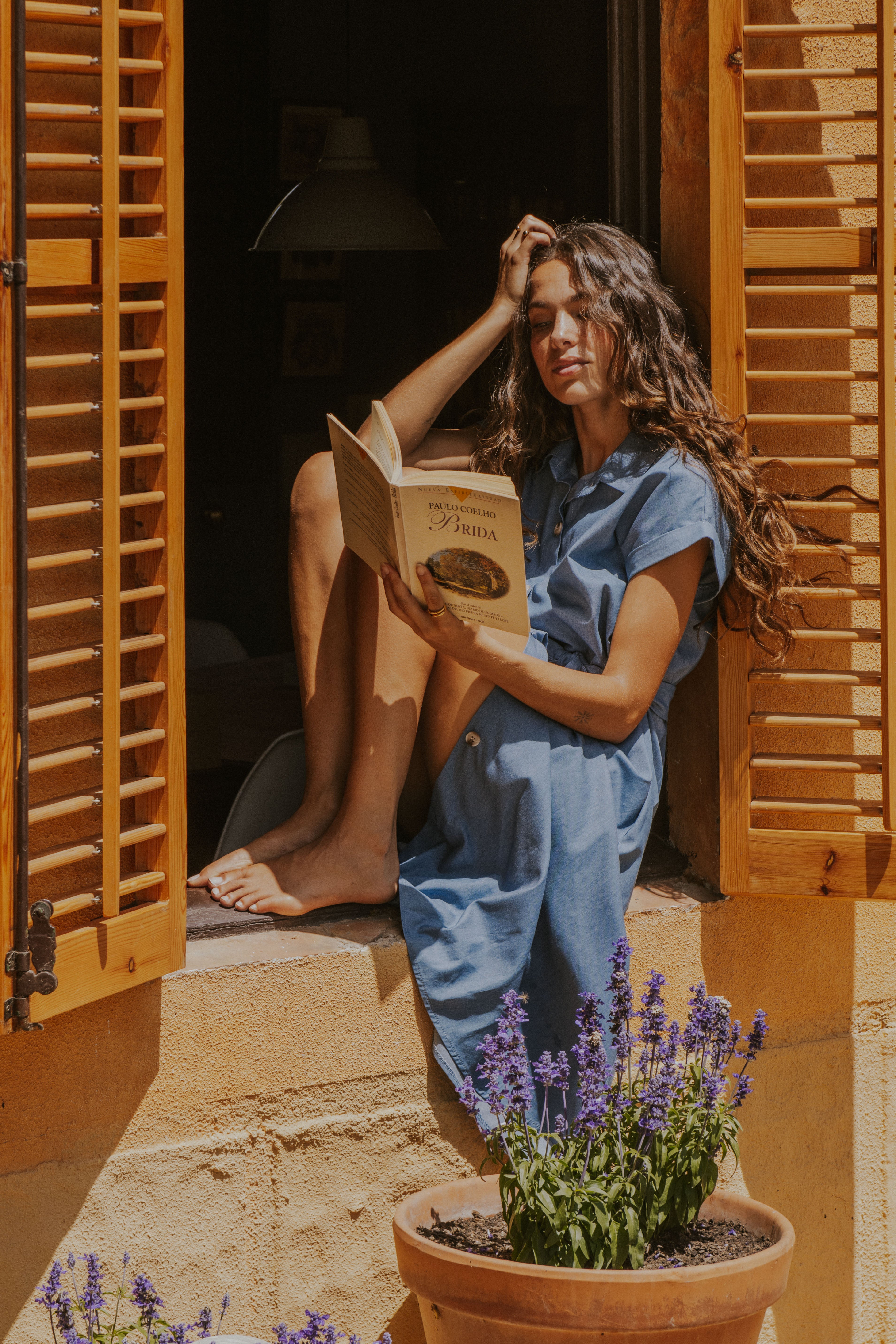 VESTIDO CAROL // DENIM MEDIO