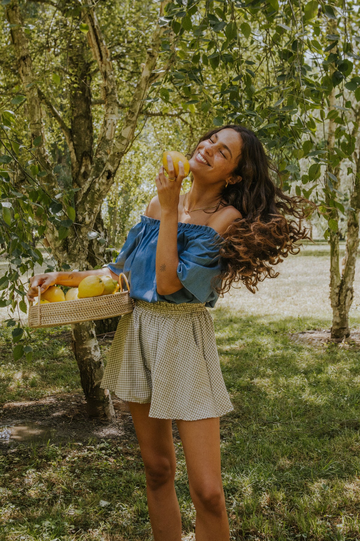 CAMISA ALMA // DENIM MEDIO