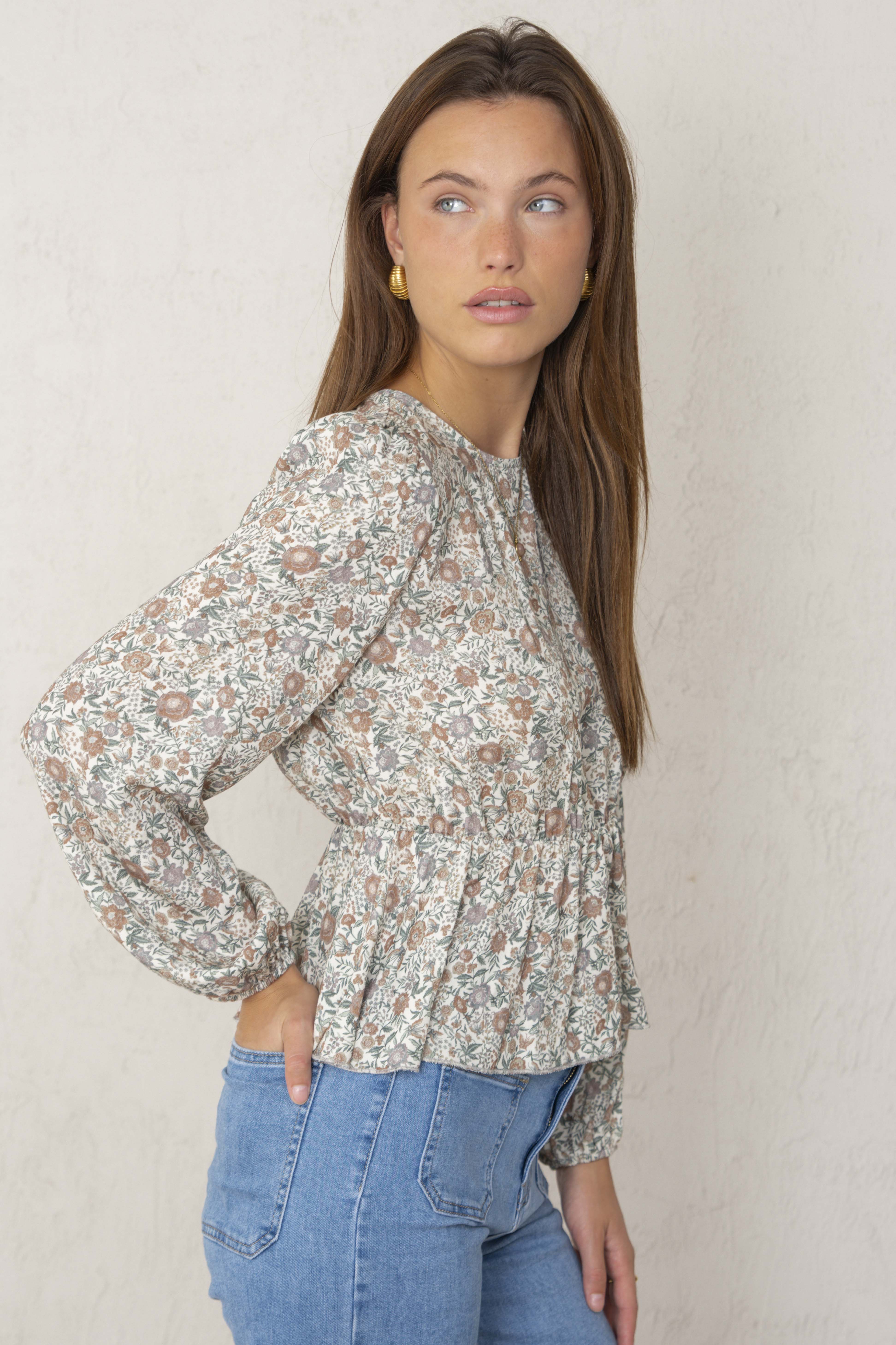 CAMISA PATTY // FLORES CRUDO