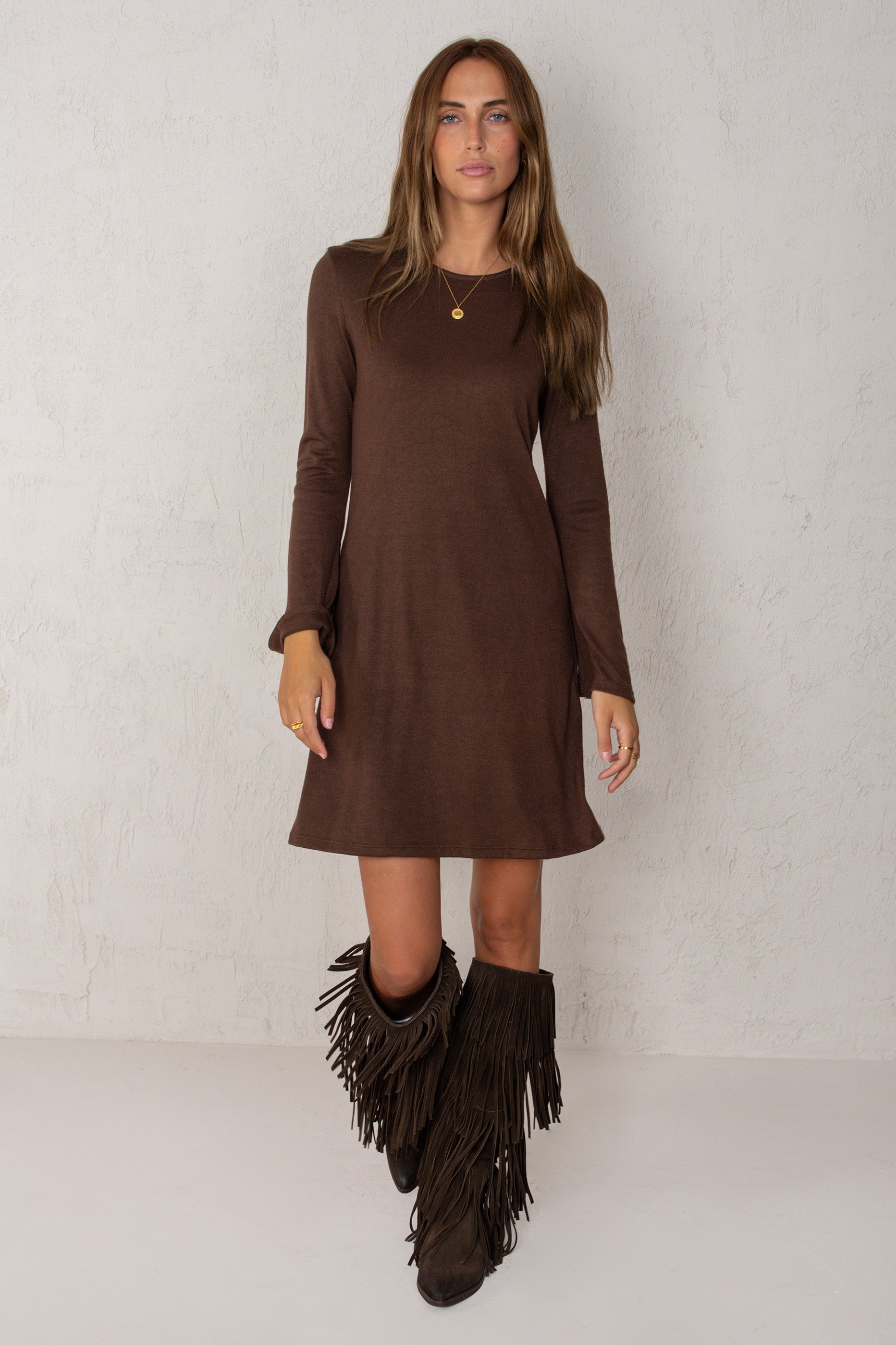 VESTIDO BELLA // MARRÓN