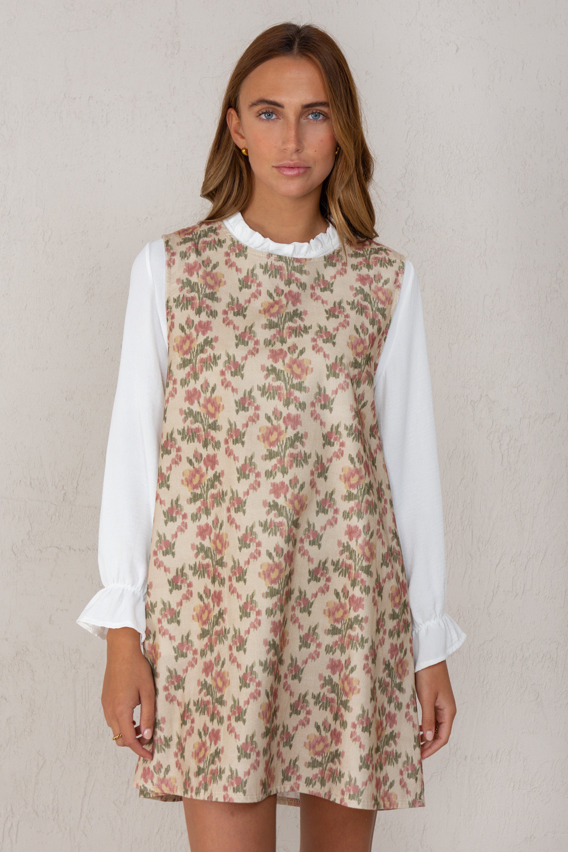 VESTIDO GALA // FLORES ROSA