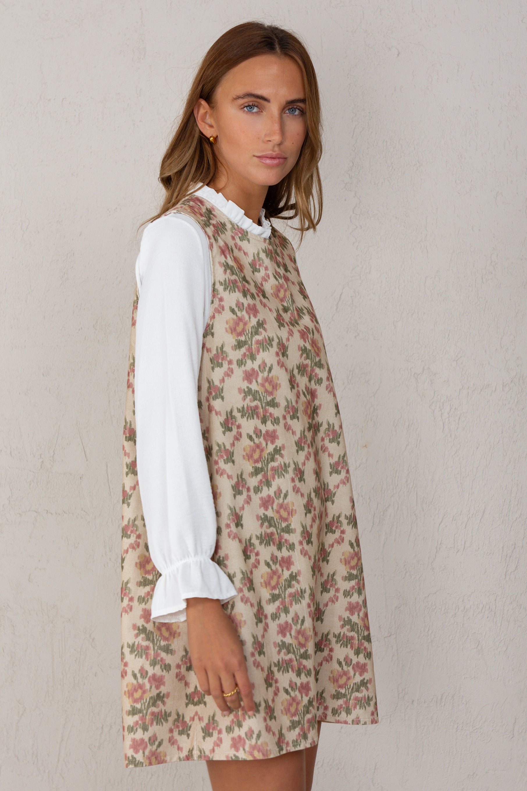 VESTIDO GALA // FLORES ROSA